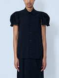 Twisted Sleeve Blouse