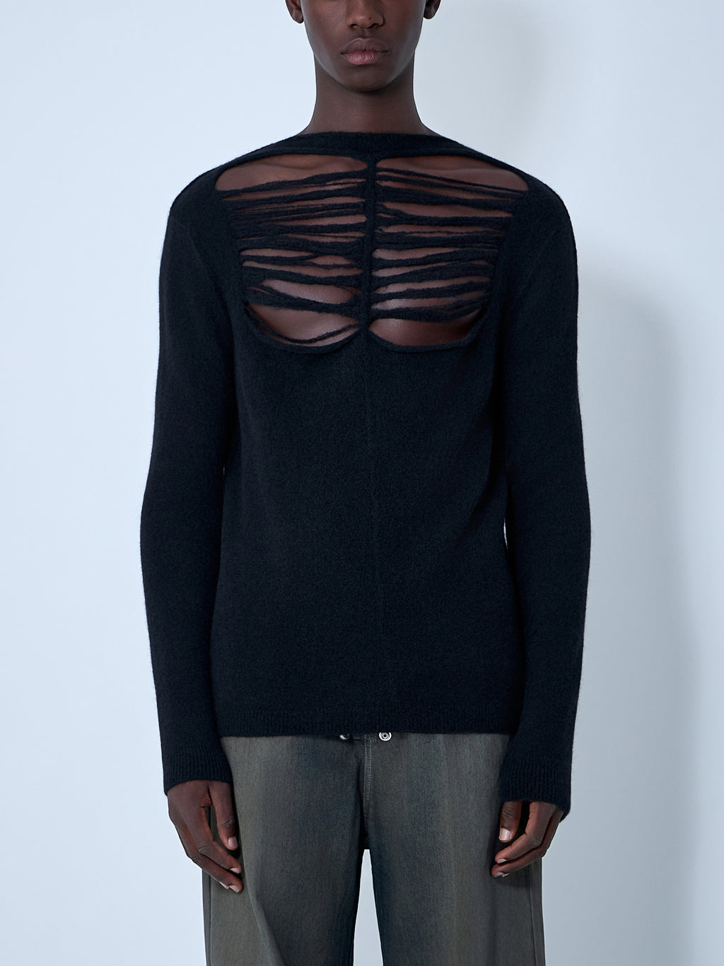 Wool-Blend Knit Top