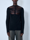 Wool-Blend Knit Top