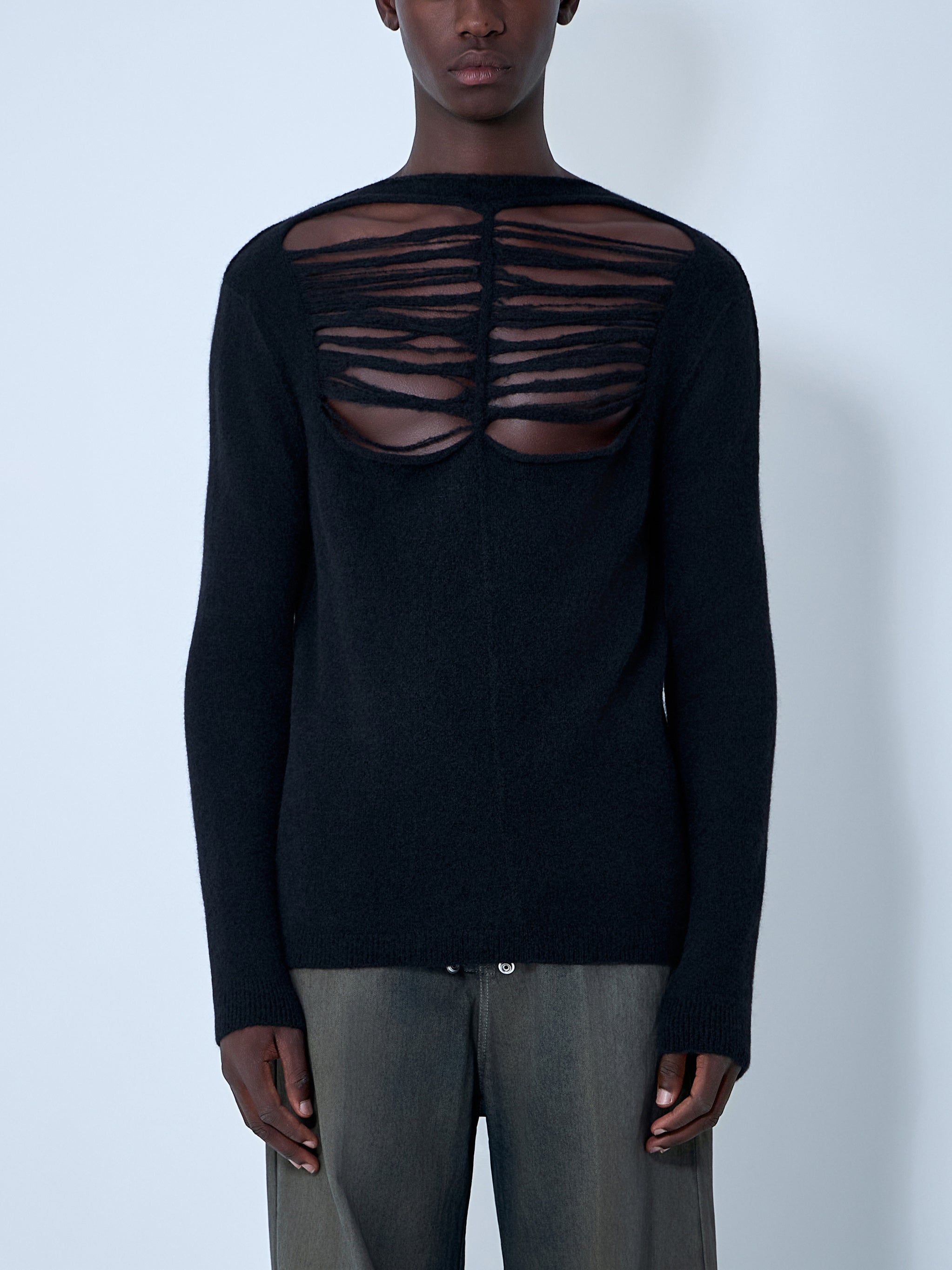 Wool-Blend Knit Top