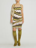 Wave Knit Midi Dress