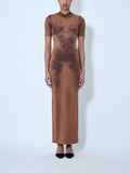 Short Sleeve Maxi Dress