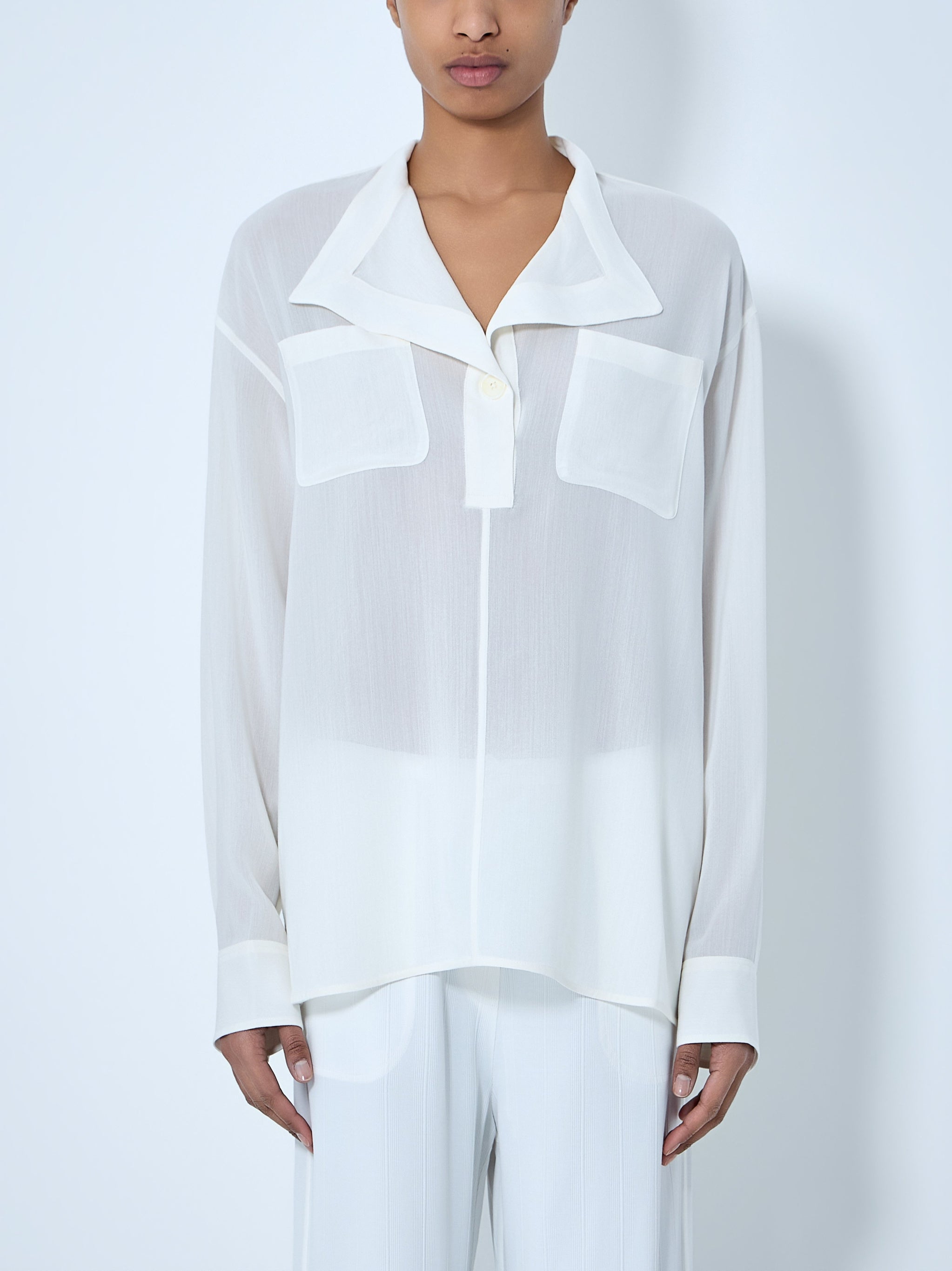 Sheer Silk Blouse