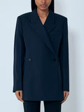 Double-Breasted Wool Blazer