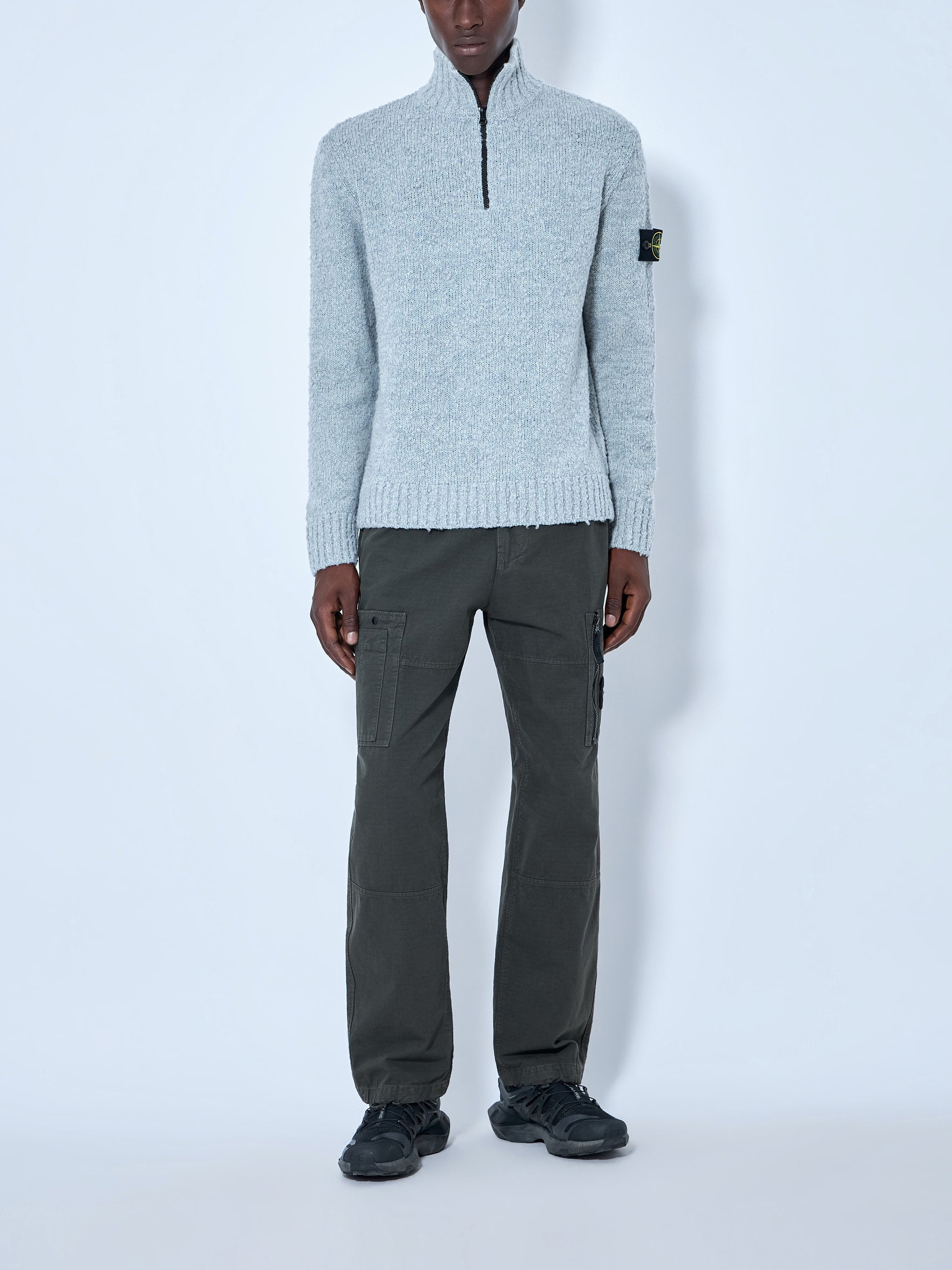 Half-Zip Wool Sweater