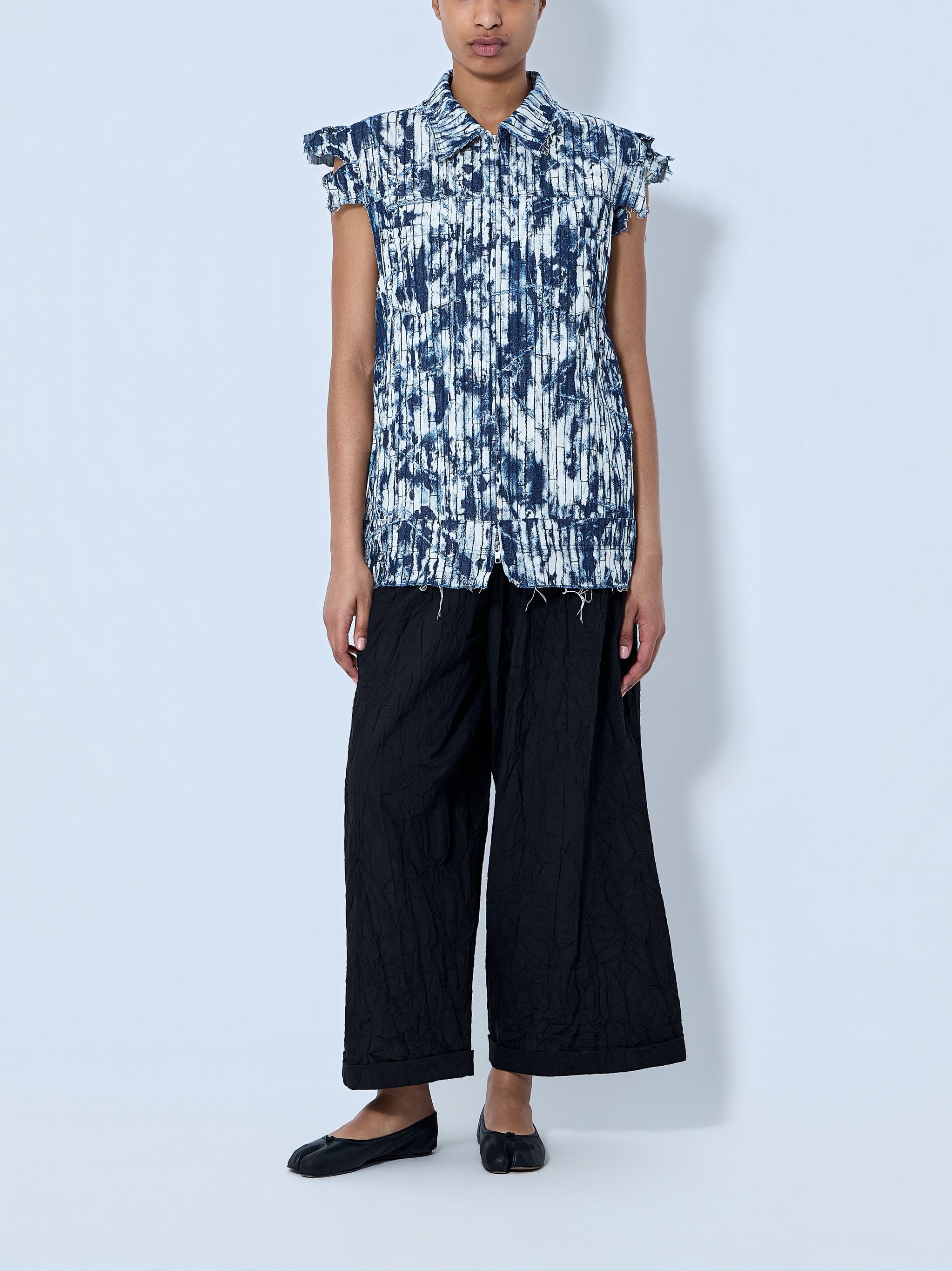 Sleeveless Blouson