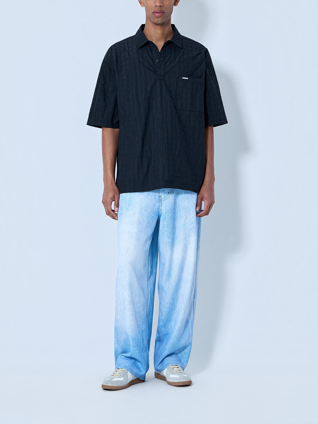 Textured Cotton Overshirt