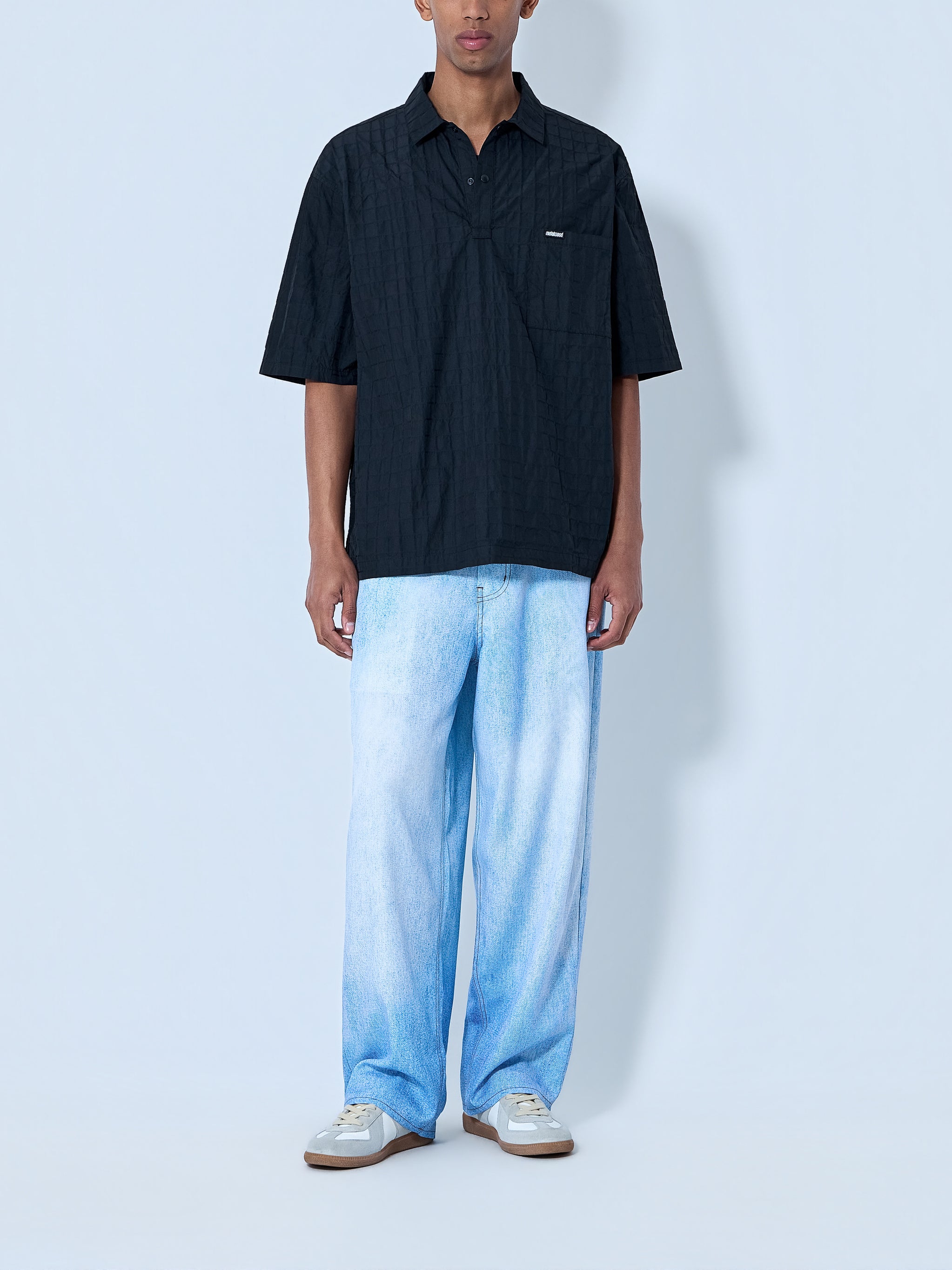 Textured Cotton Overshirt