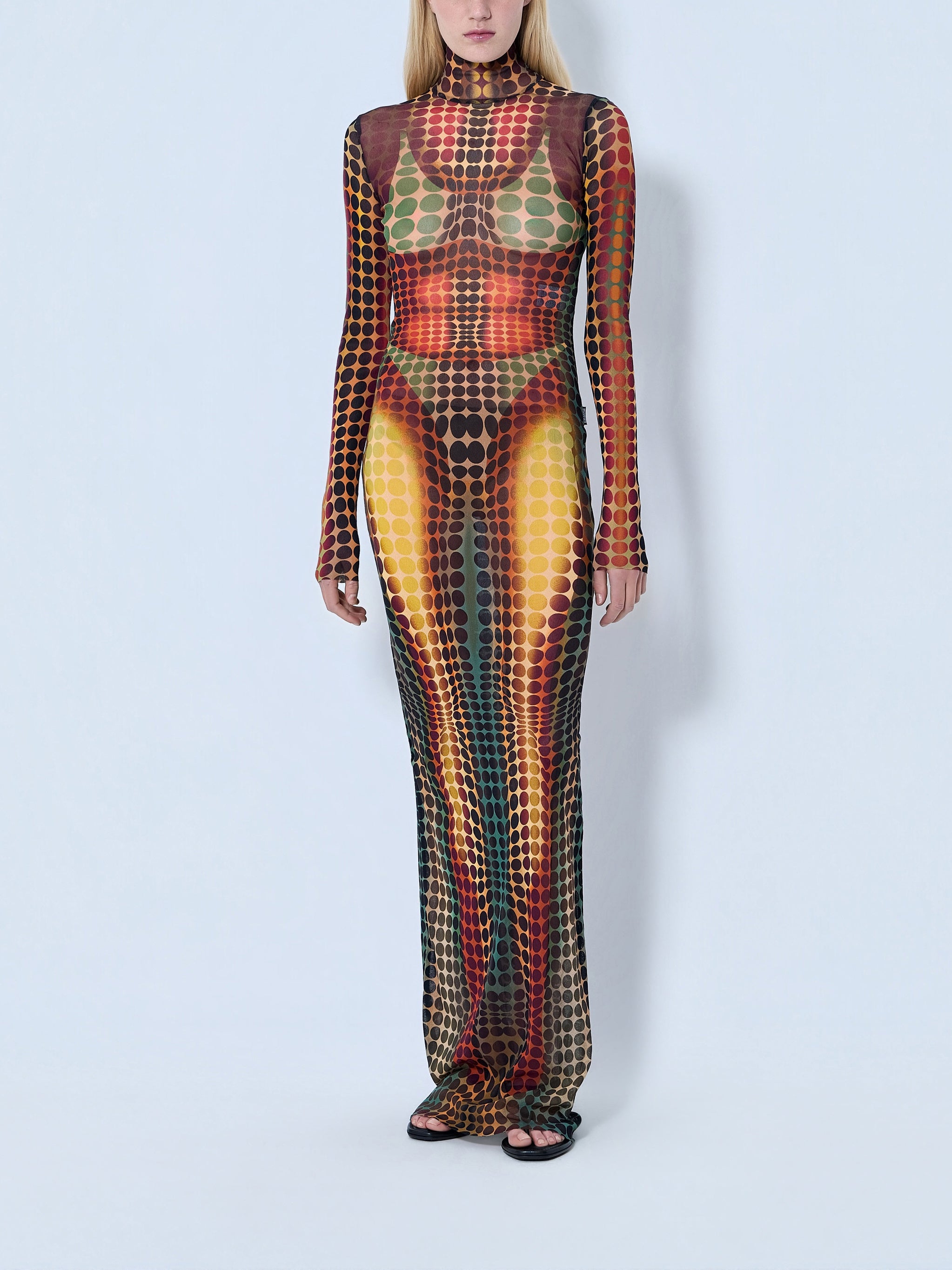 Re-Edition Long Dress High Neck
