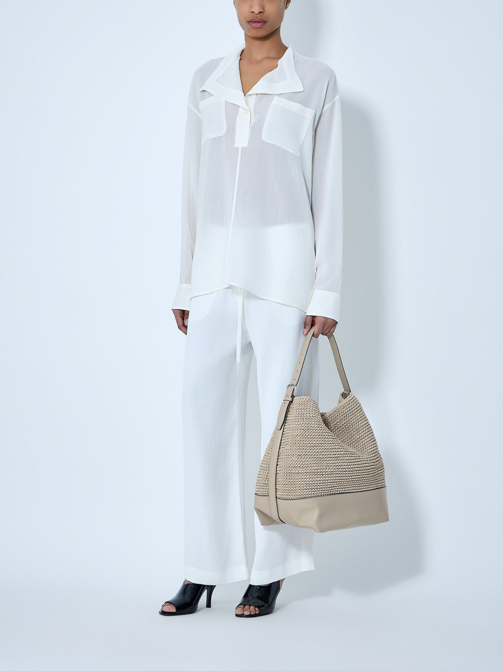 Sheer Silk Blouse