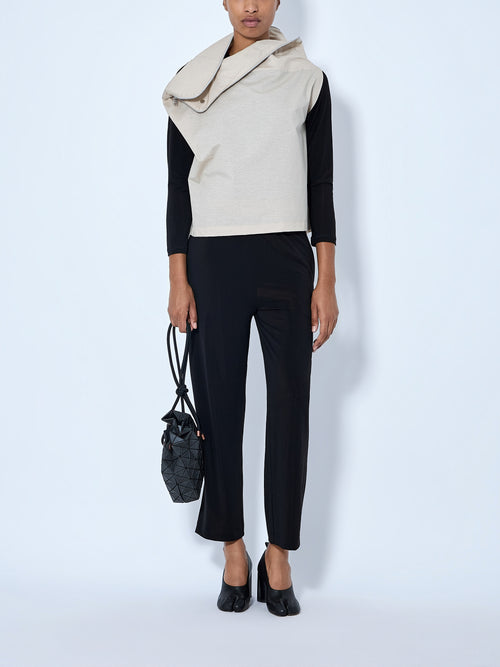 Asymmetric Zip Detail Top