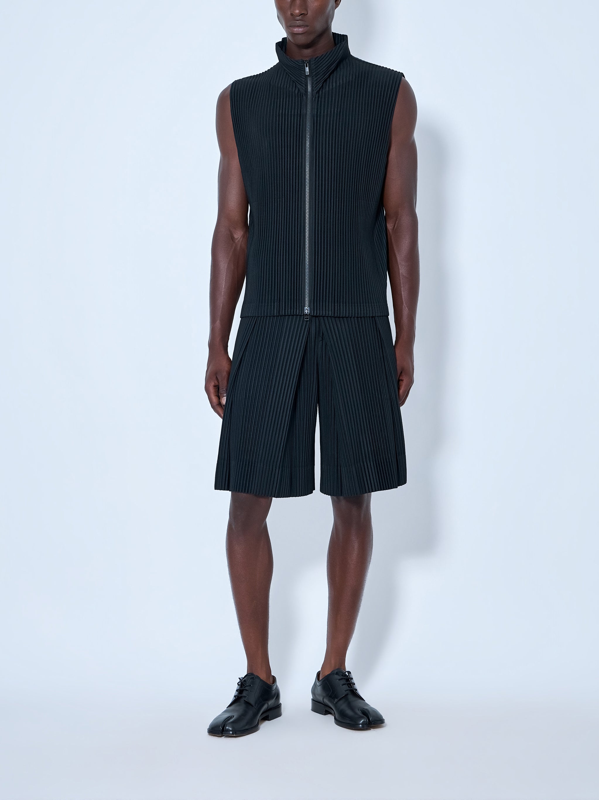 Sleeveless Ribbed Gilet