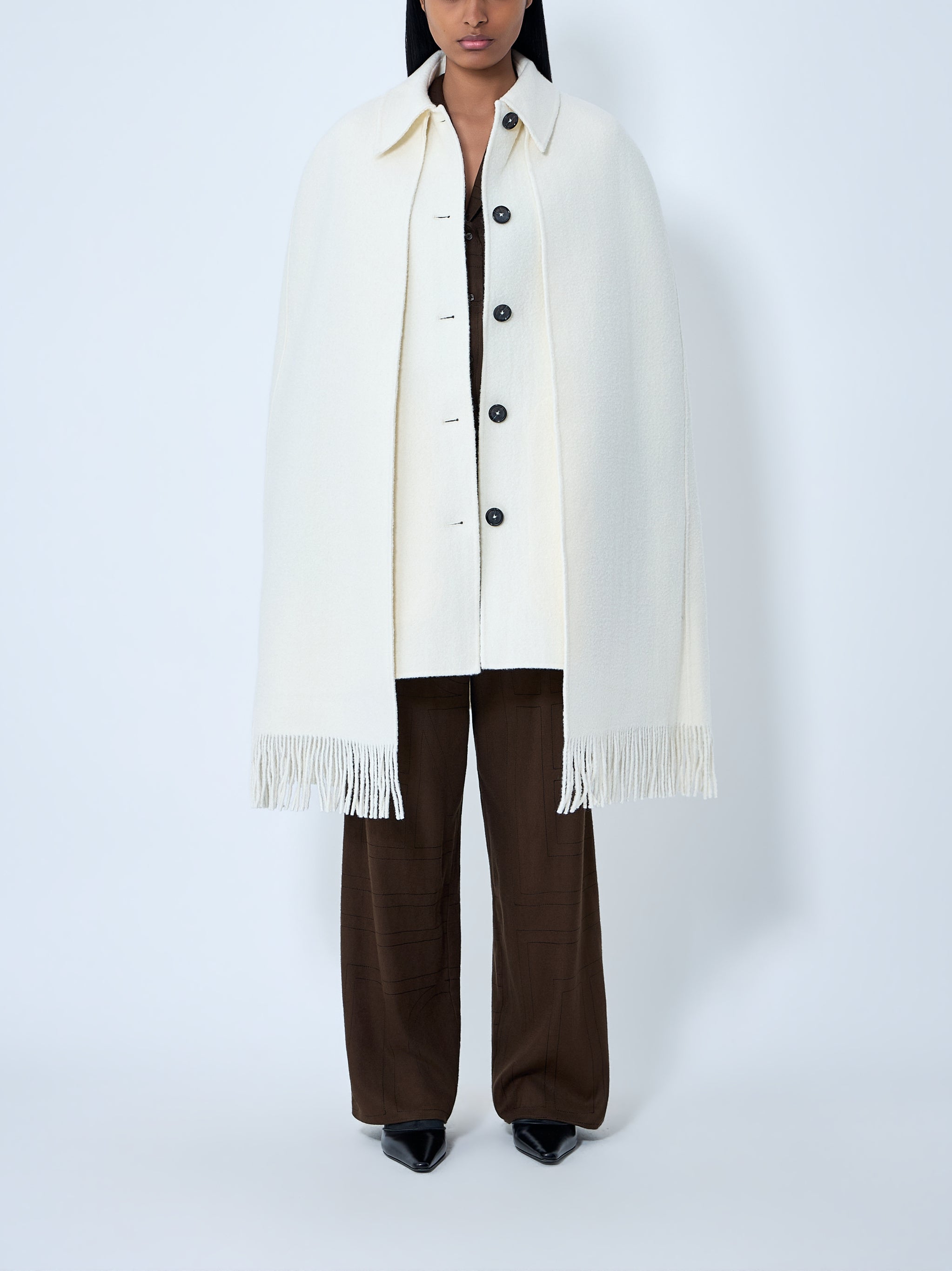 Fringe Cape Coat