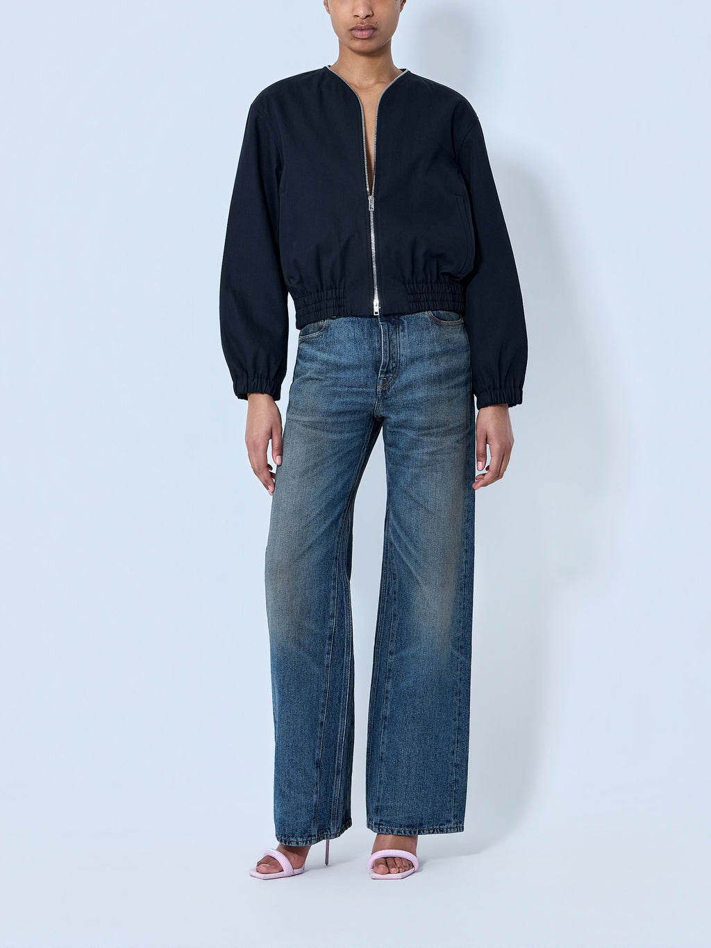 Zip-Up Bomber Jacket