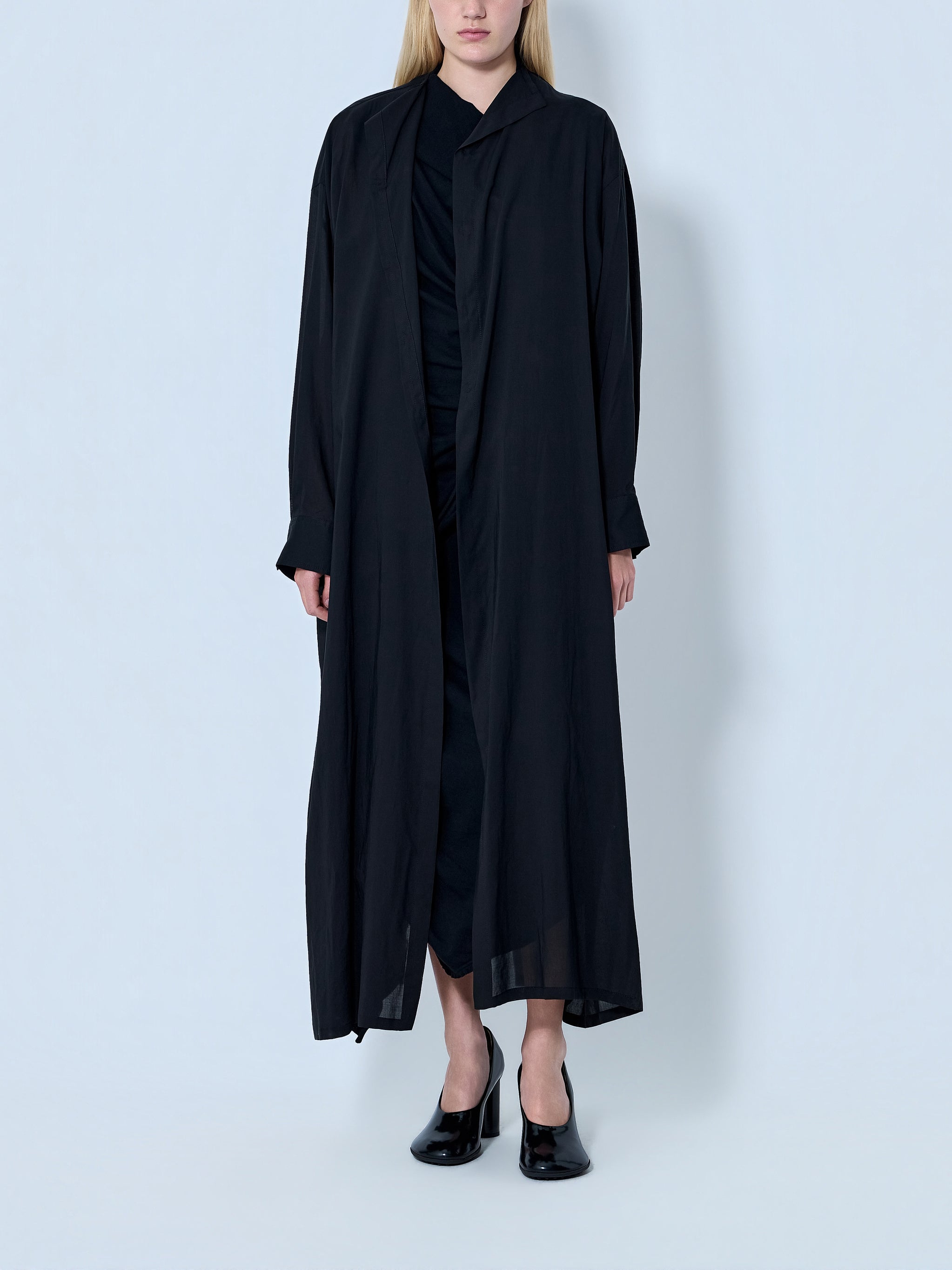 Backside Slit Long Coat