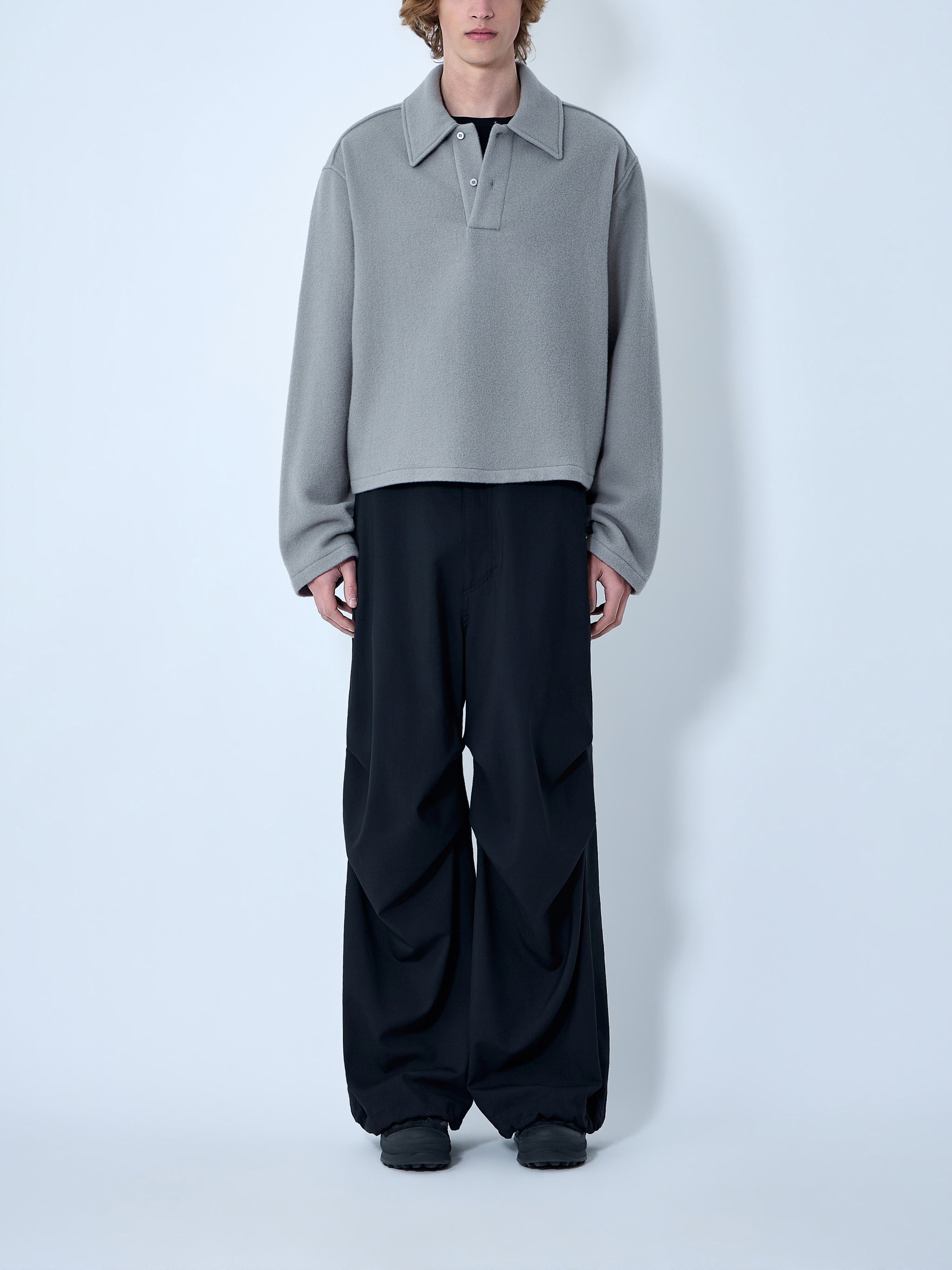 Oversized Polo Knit Jumper