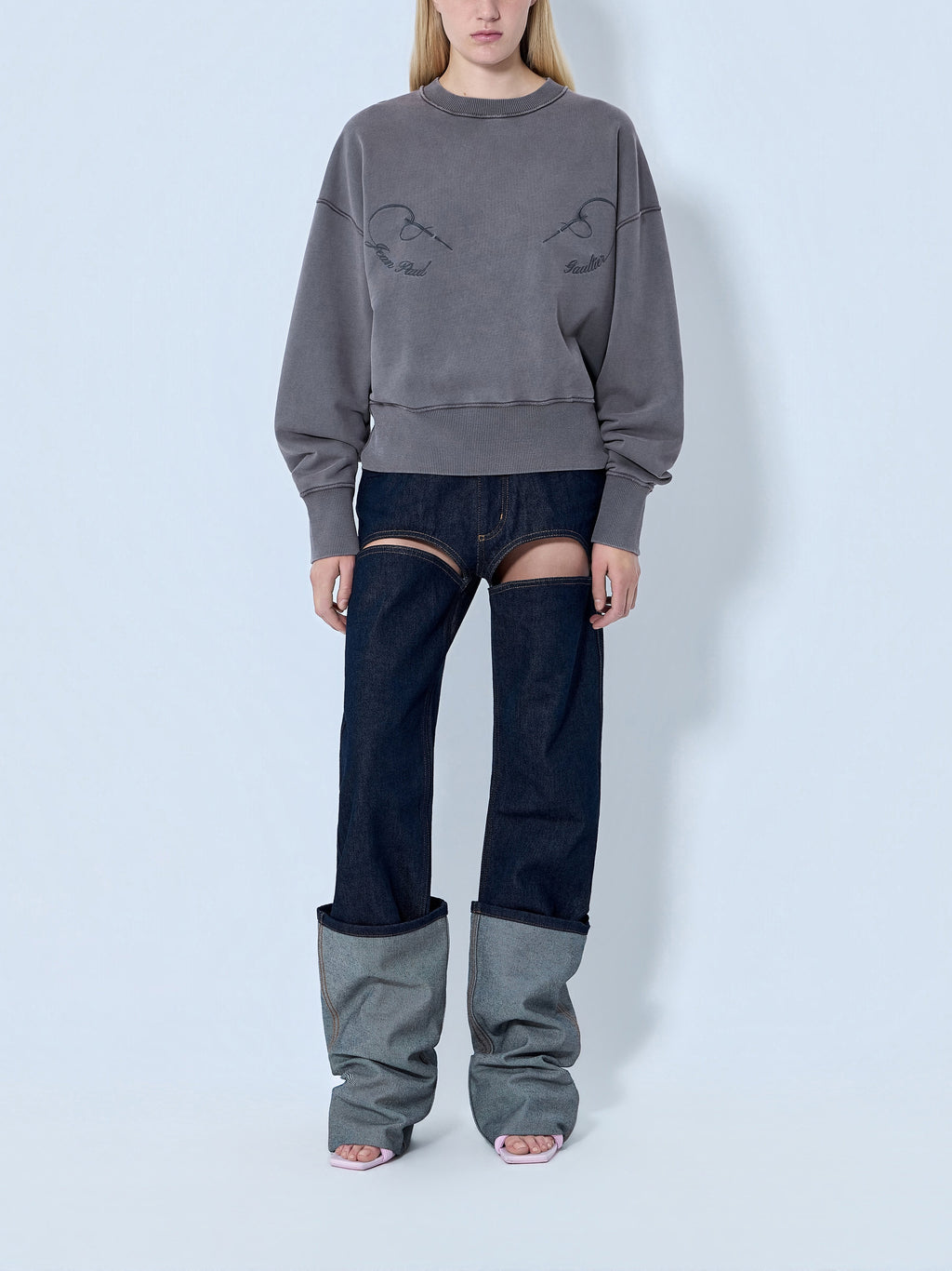 Fleece Embroidered Sweatshirt