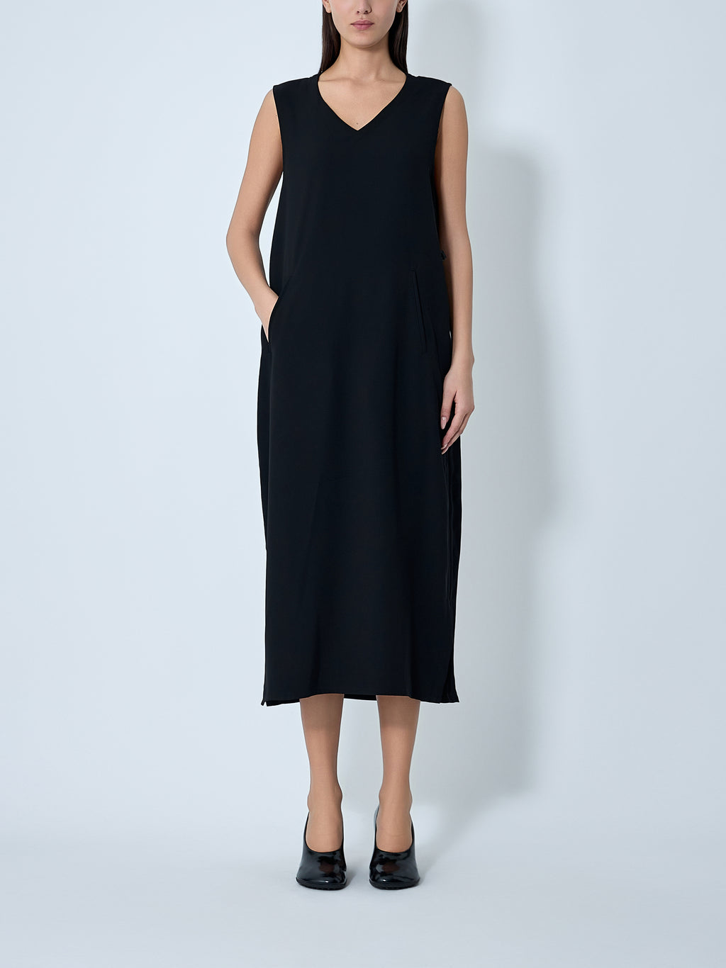 Double Knit Midi Dress