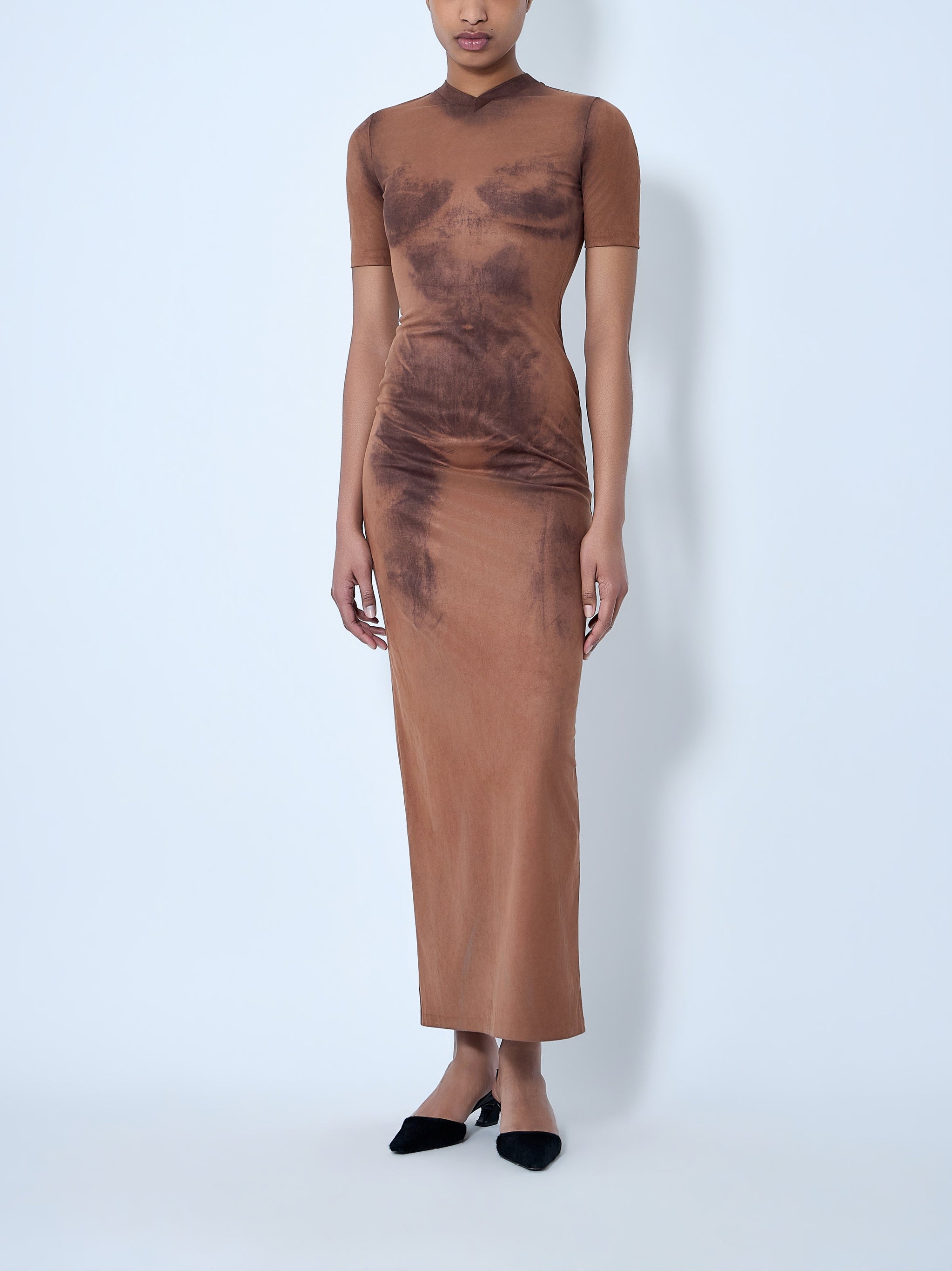 Short Sleeve Maxi Dress