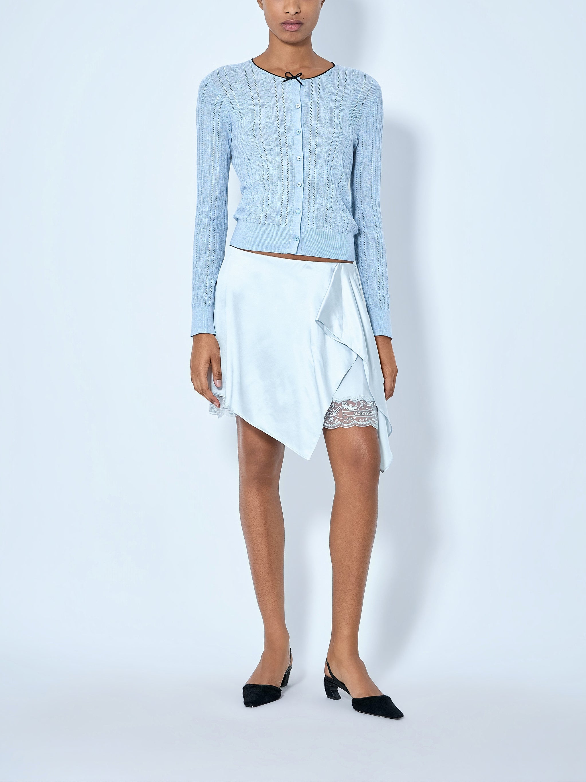 Asymmetric Wrap Skirt