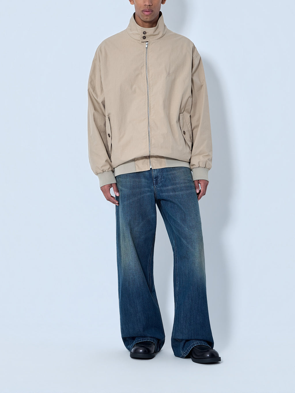 High-Neck Zip Jacket