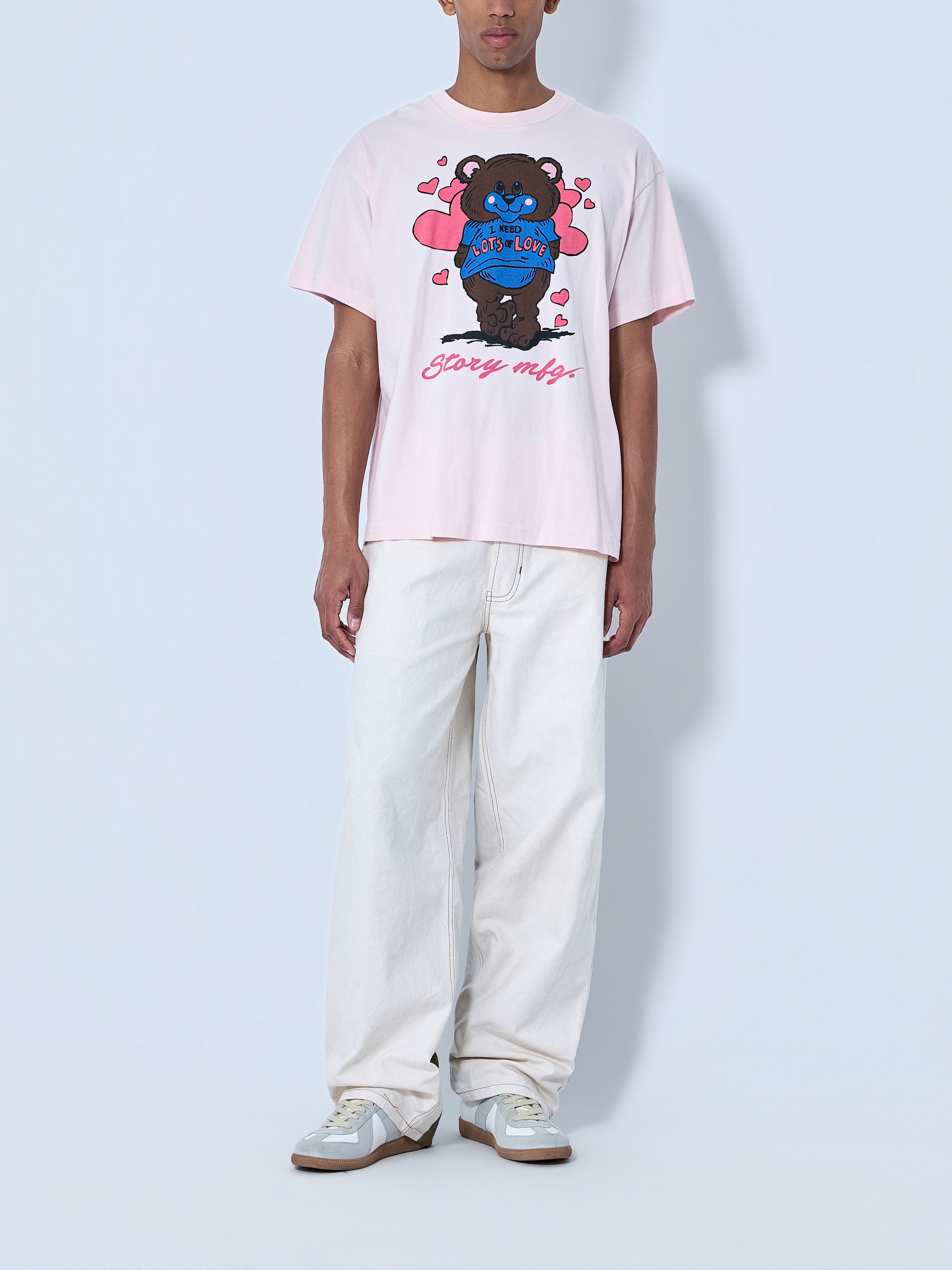 Wide-Leg Denim Trousers