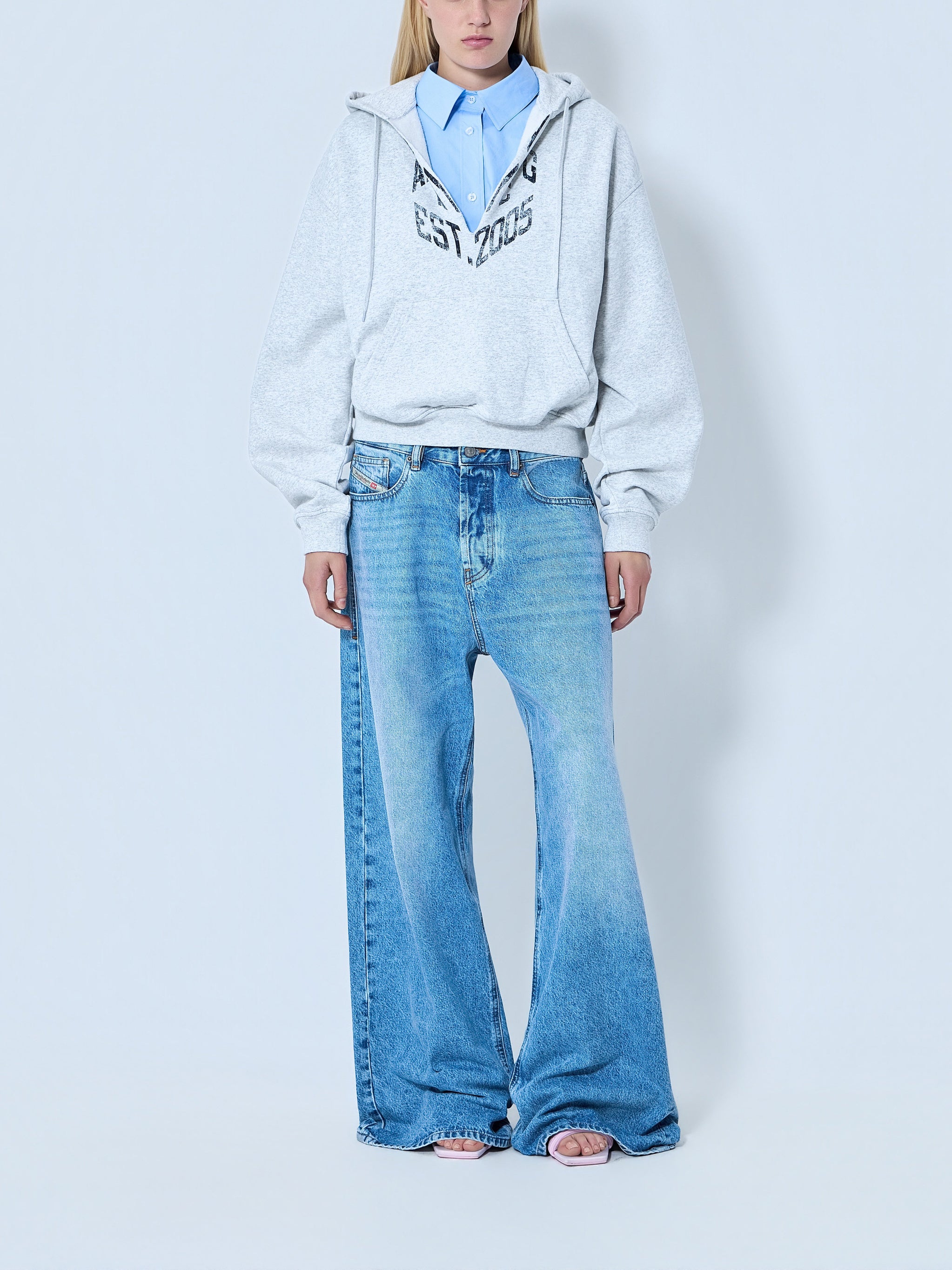 Shirt Dickie Layered Hoodie