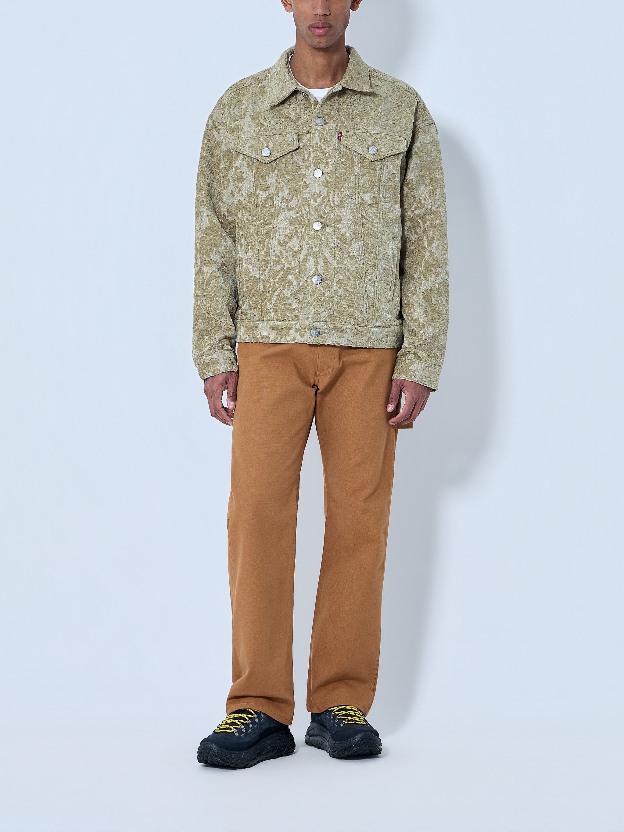 Patterned Denim Jacket