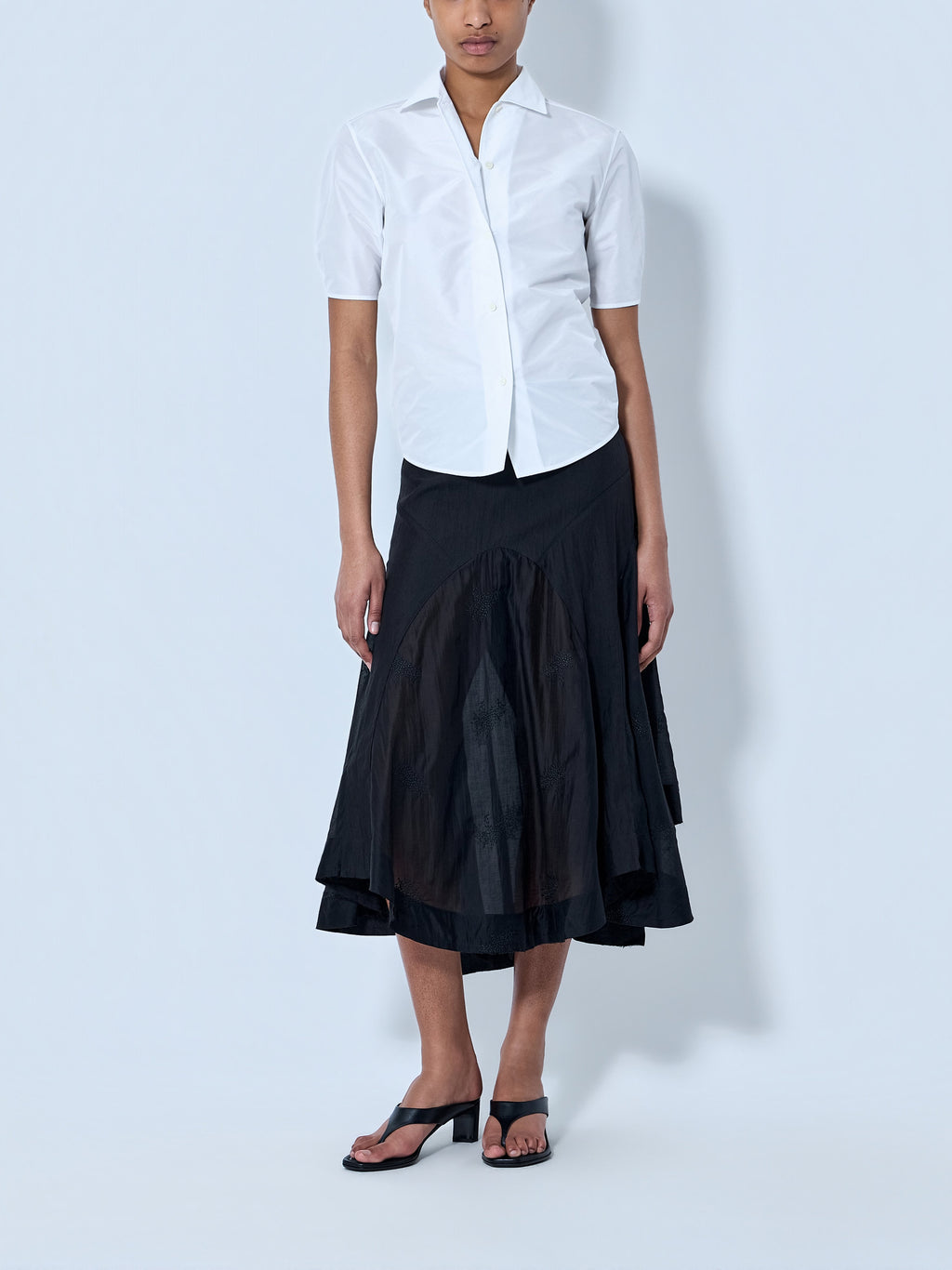 Short Sleeve Cotton Poplin Shirt