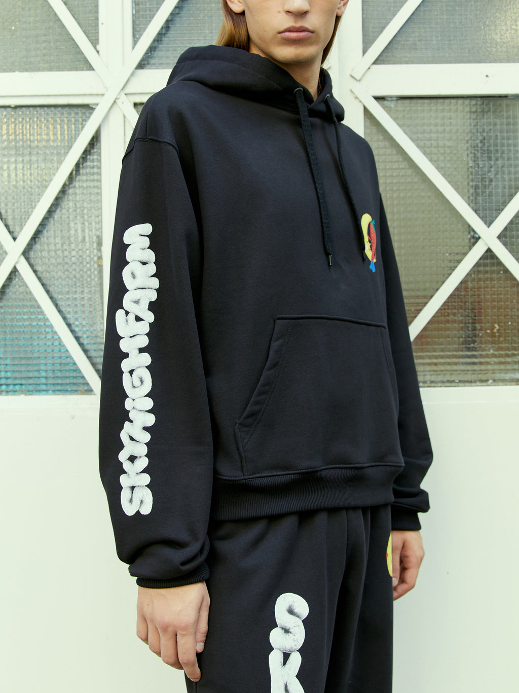 Graphic Print Hooded Sweatshirt