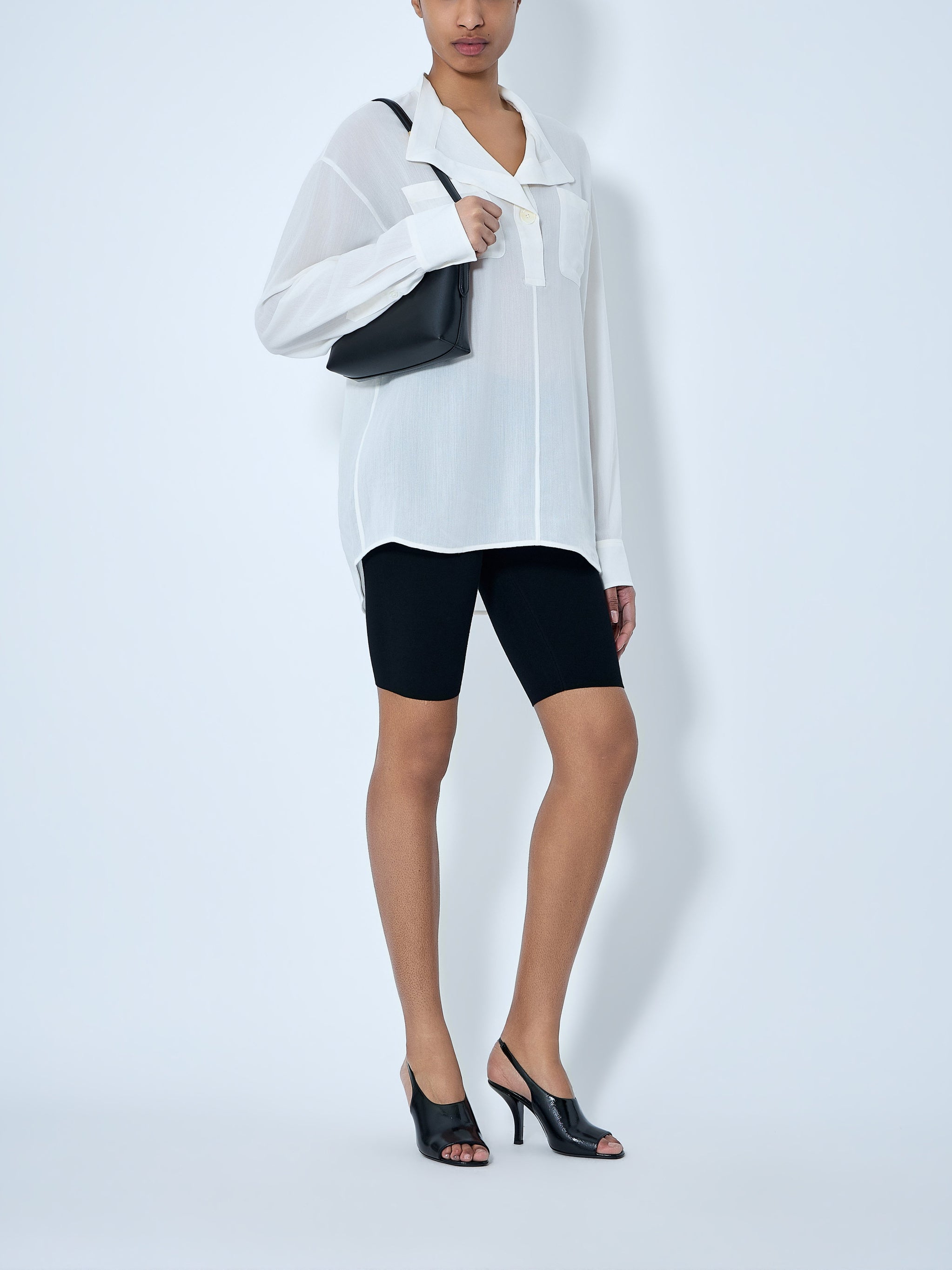 Capri knit shorts