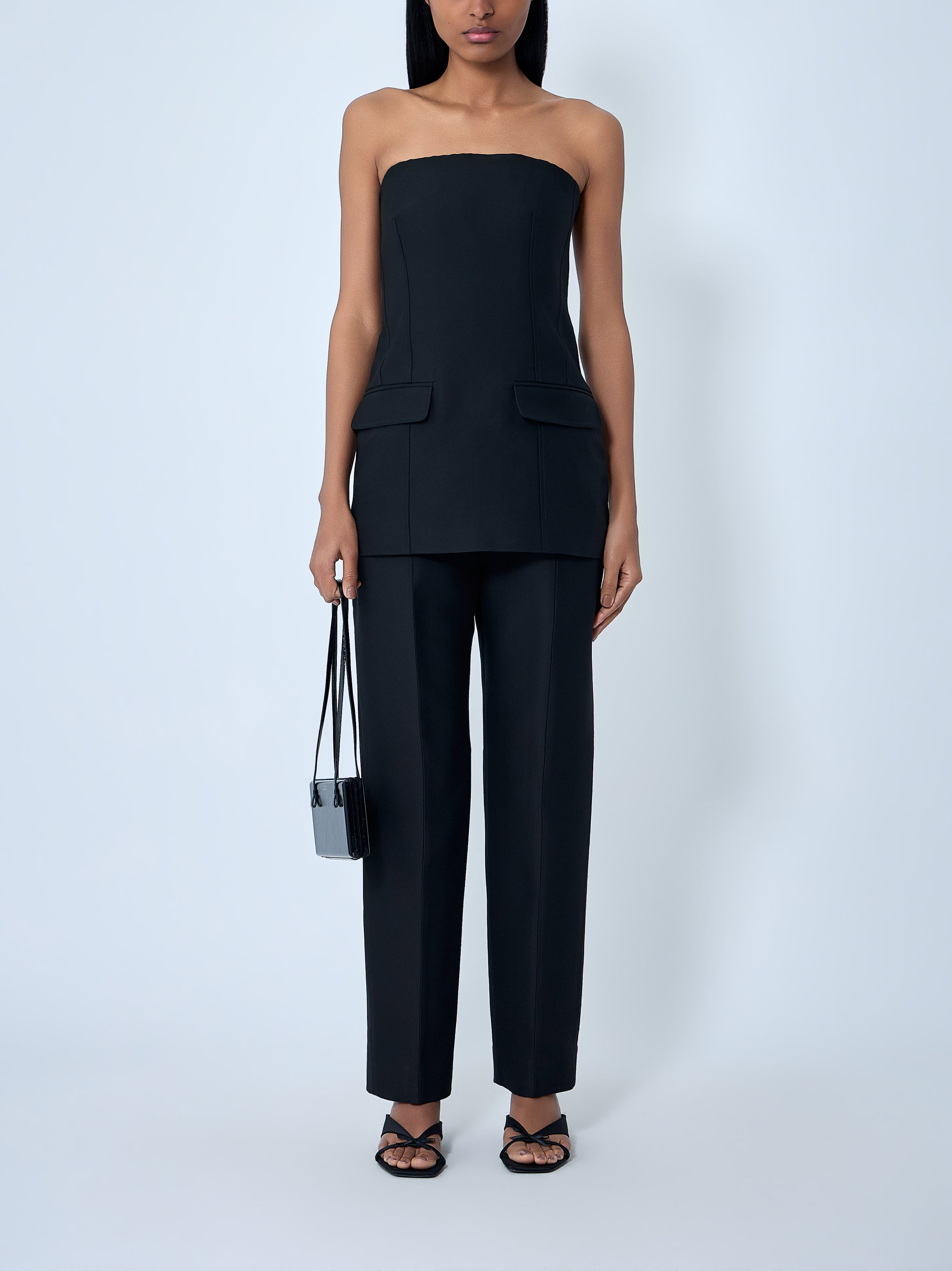 Crepe Pocket Top