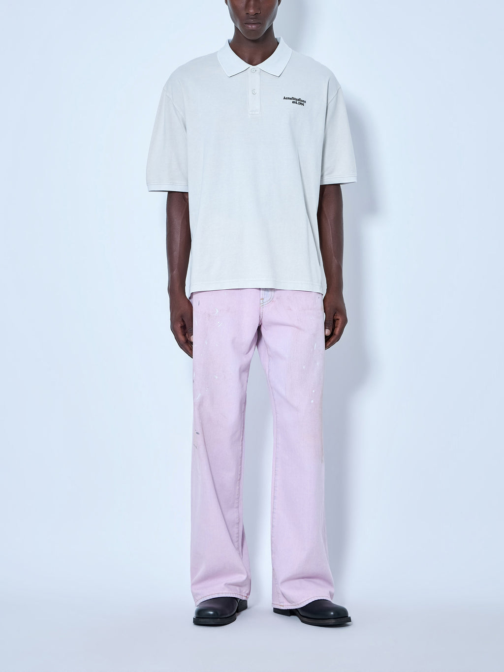 Washed Logo Polo Shirt