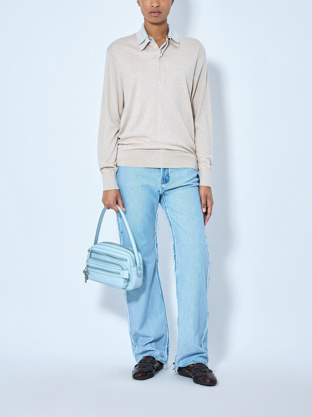 Layered Collar Knit Top