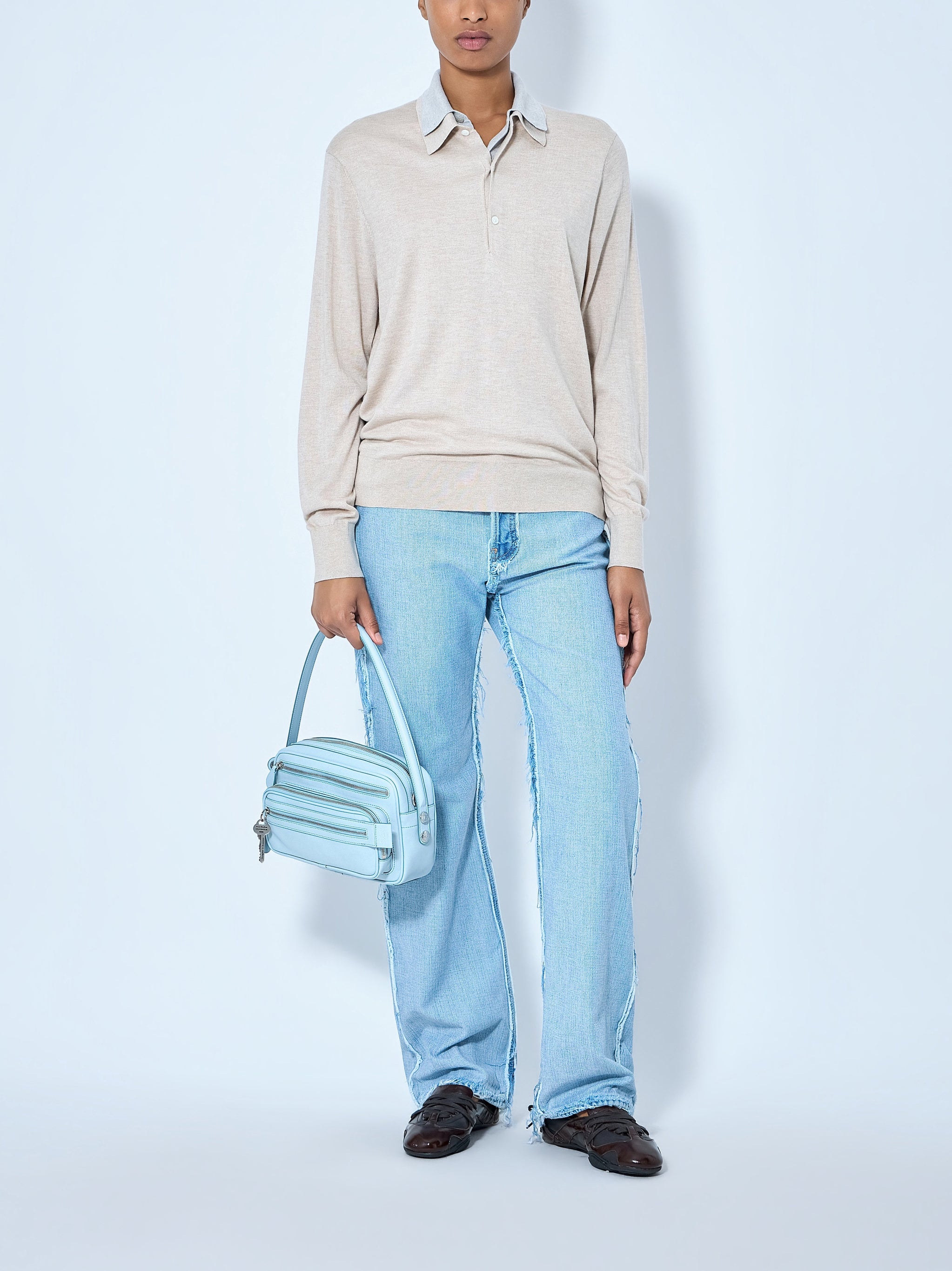 Layered Collar Knit Top