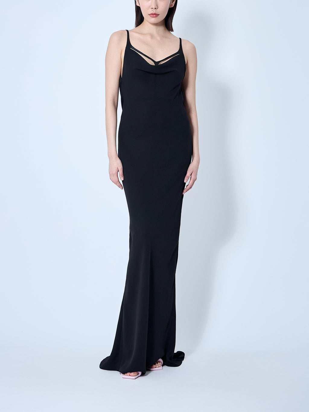 Crepe Maxi Dress