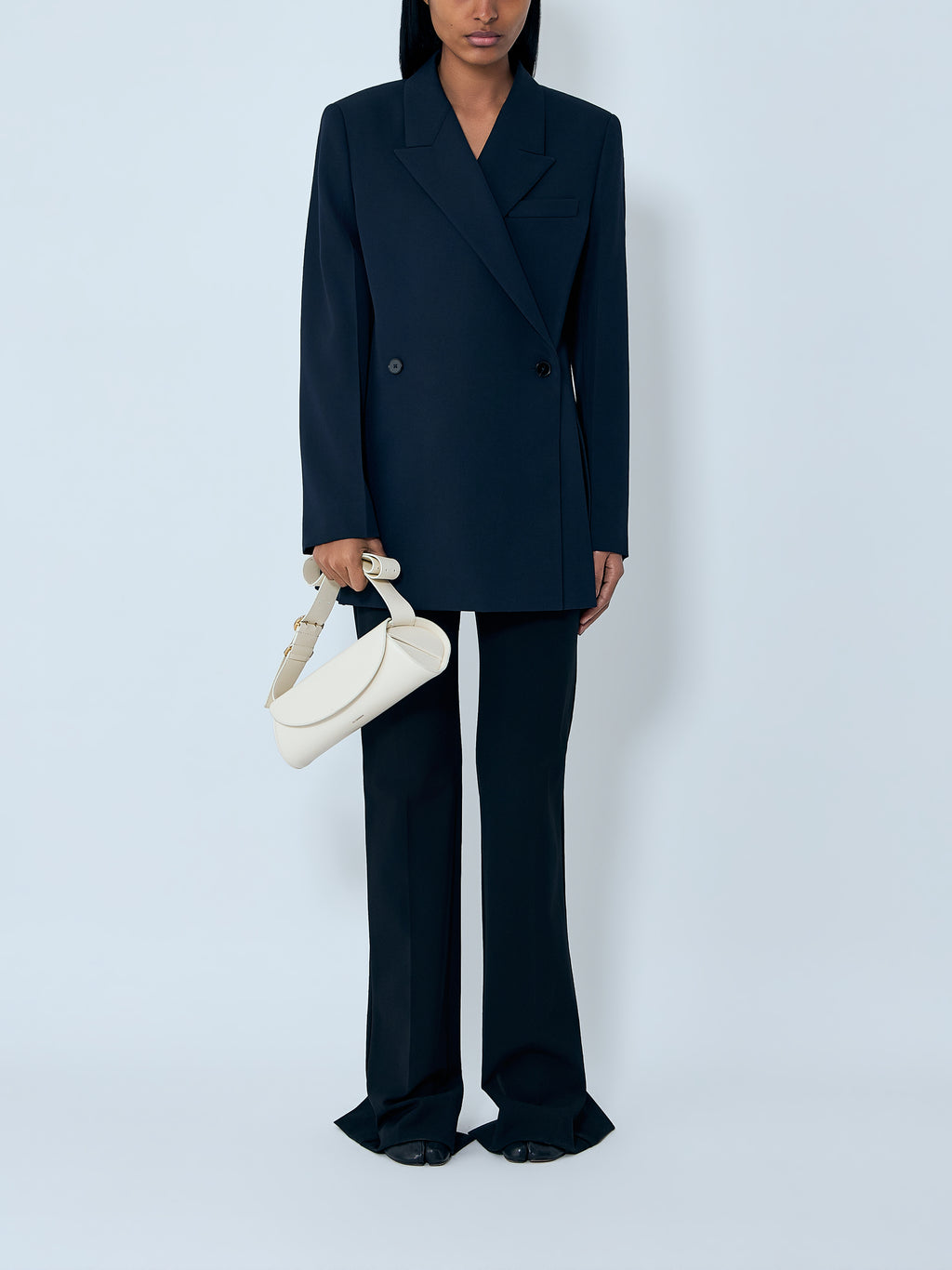 Double-Breasted Wool Blazer