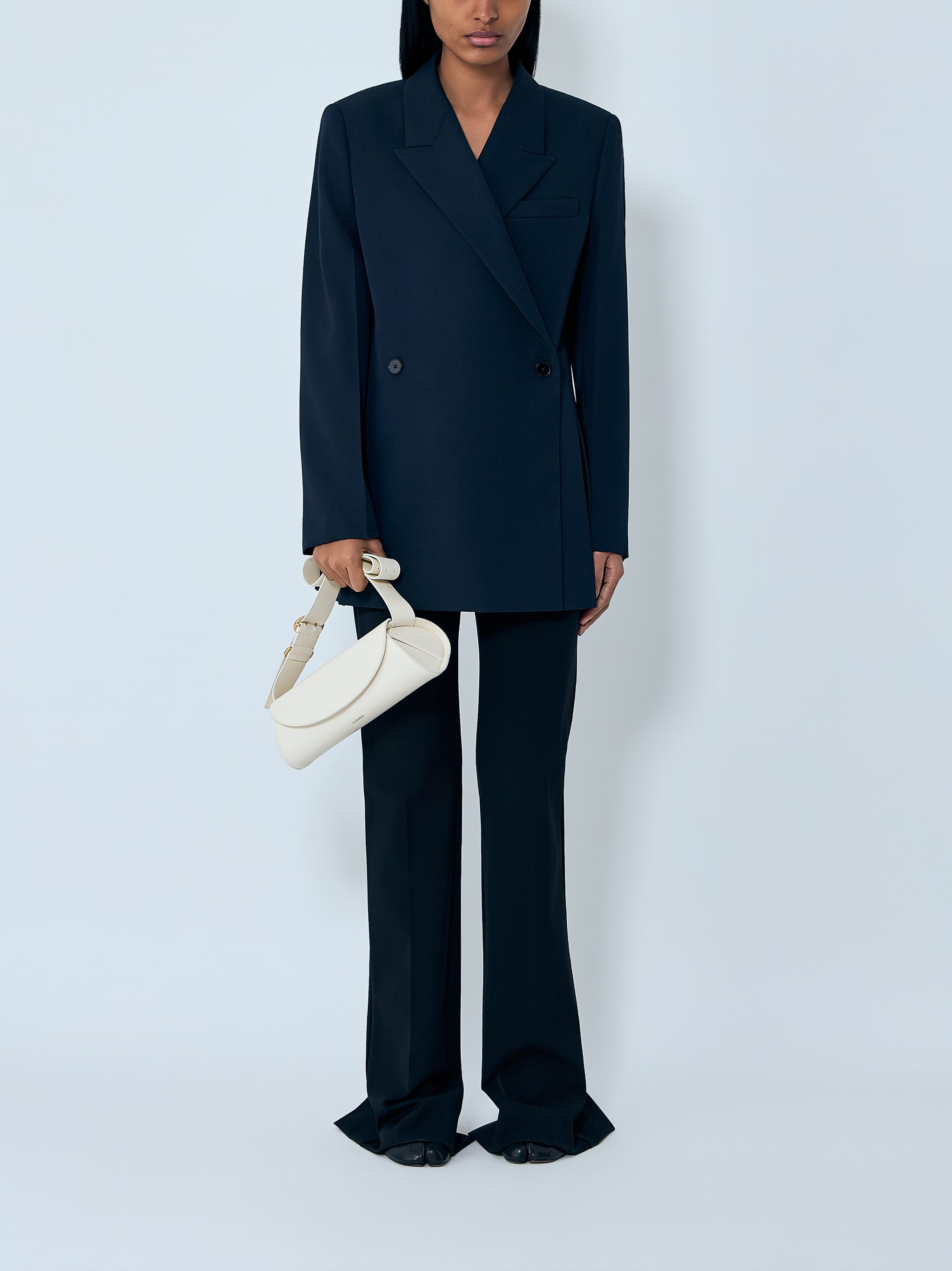 Double-Breasted Wool Blazer