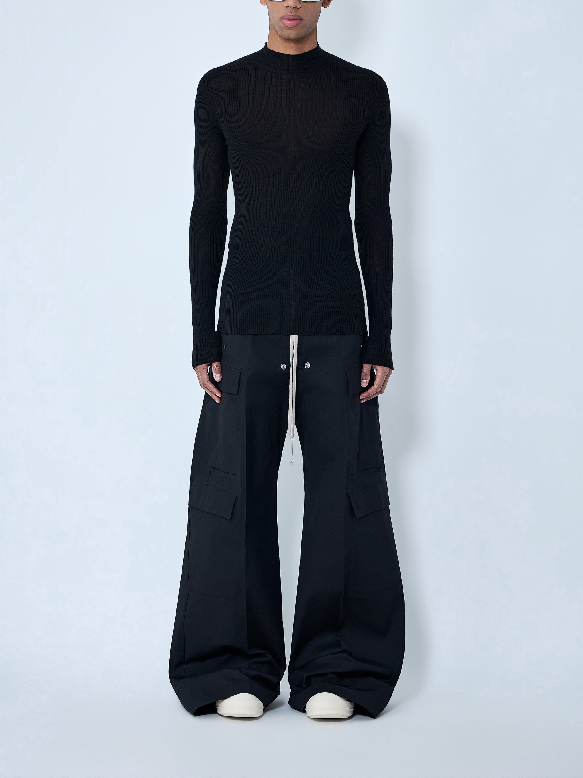 Ribbed Knit Long Sleeve Top