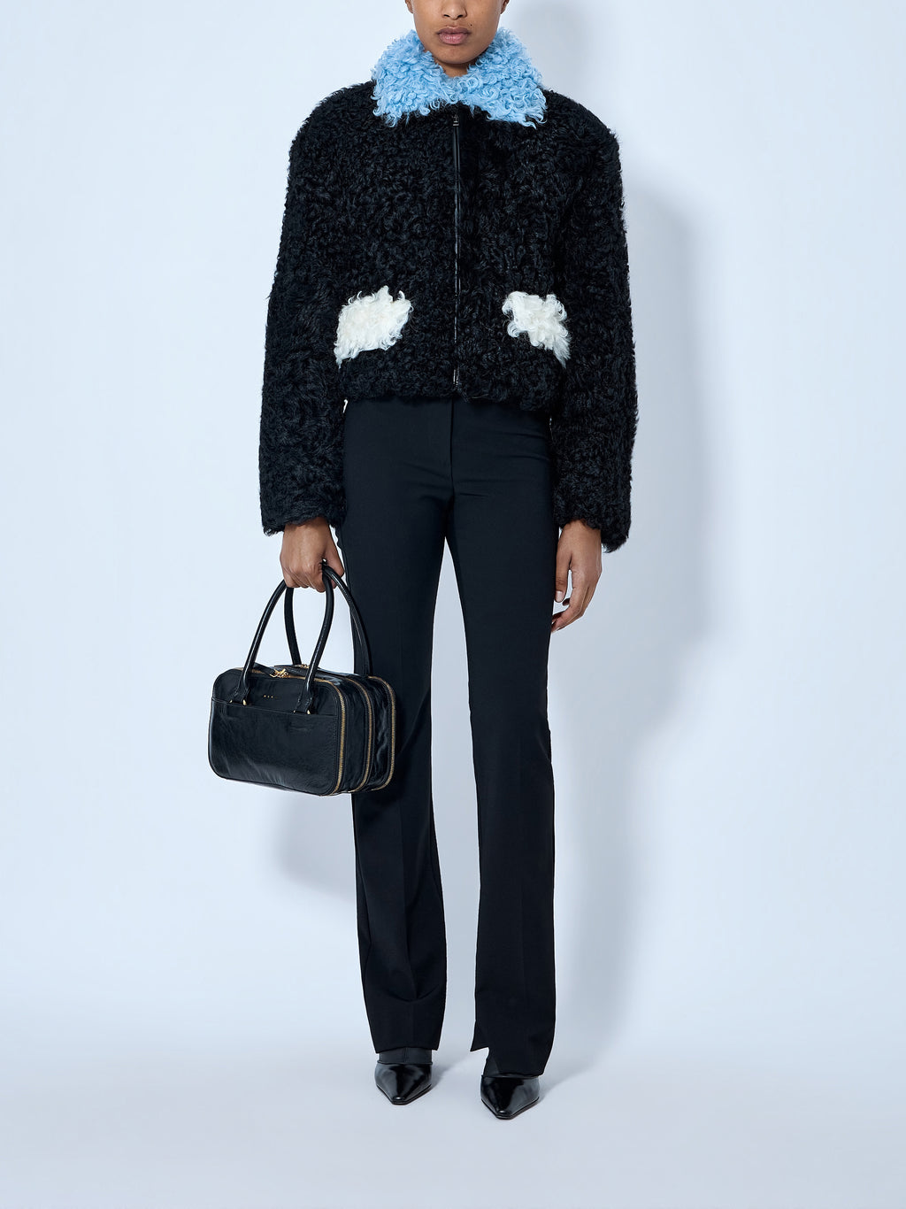 Curly Shearling Jacket