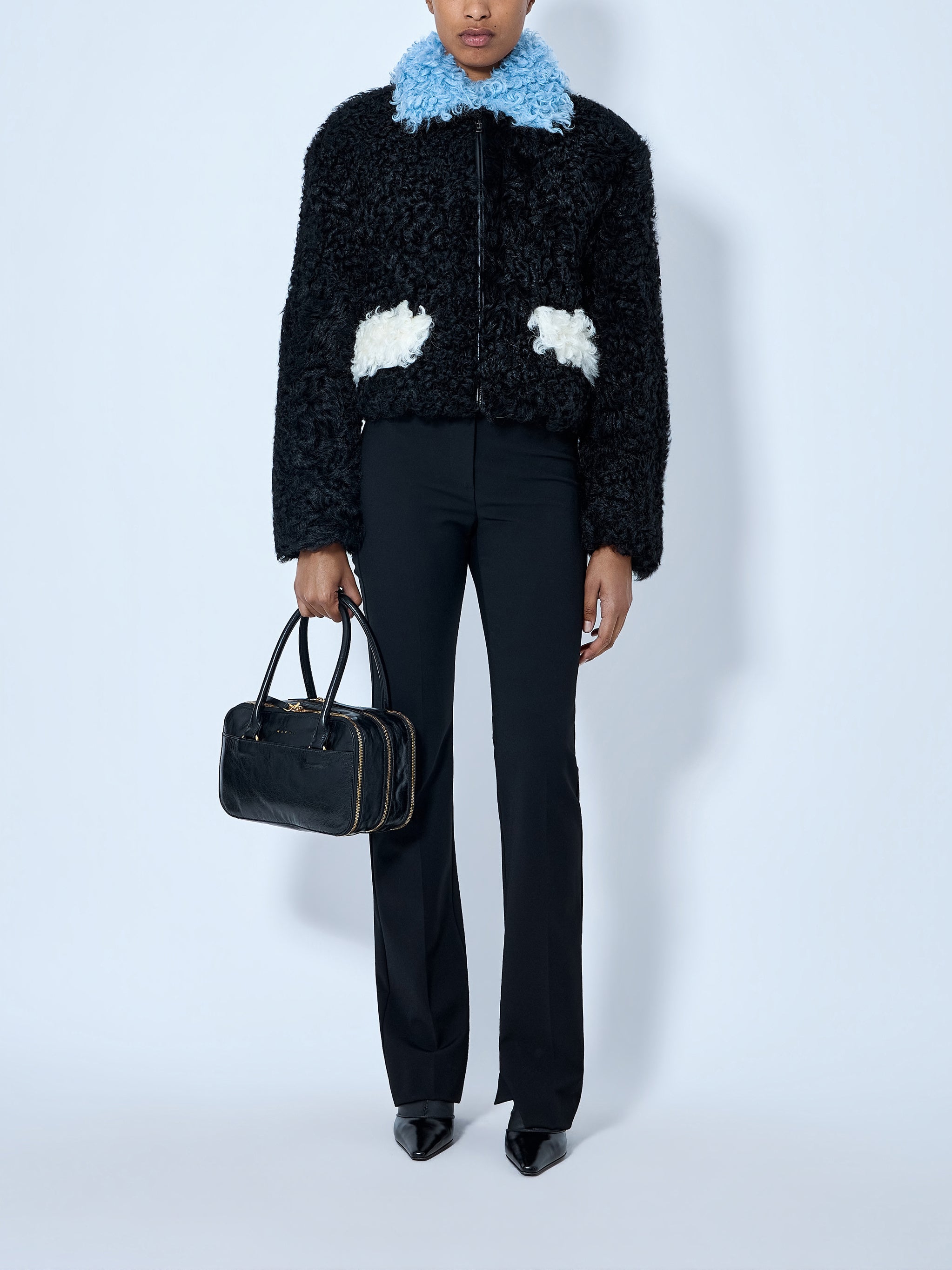 Curly Shearling Jacket