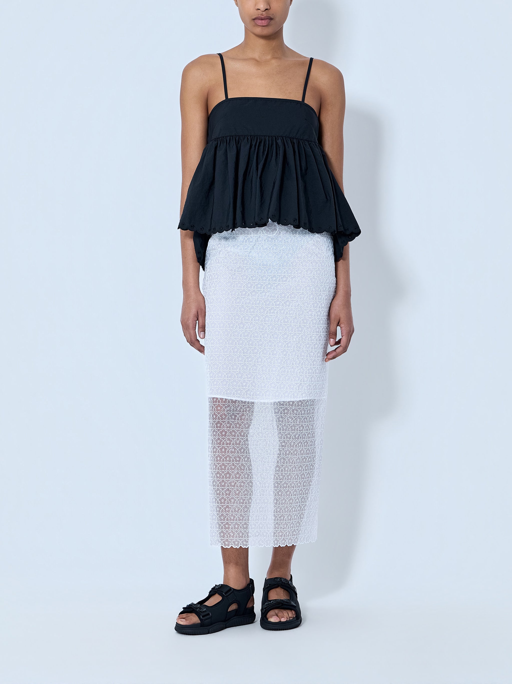 Cbdonna Skirt Windflower Emb