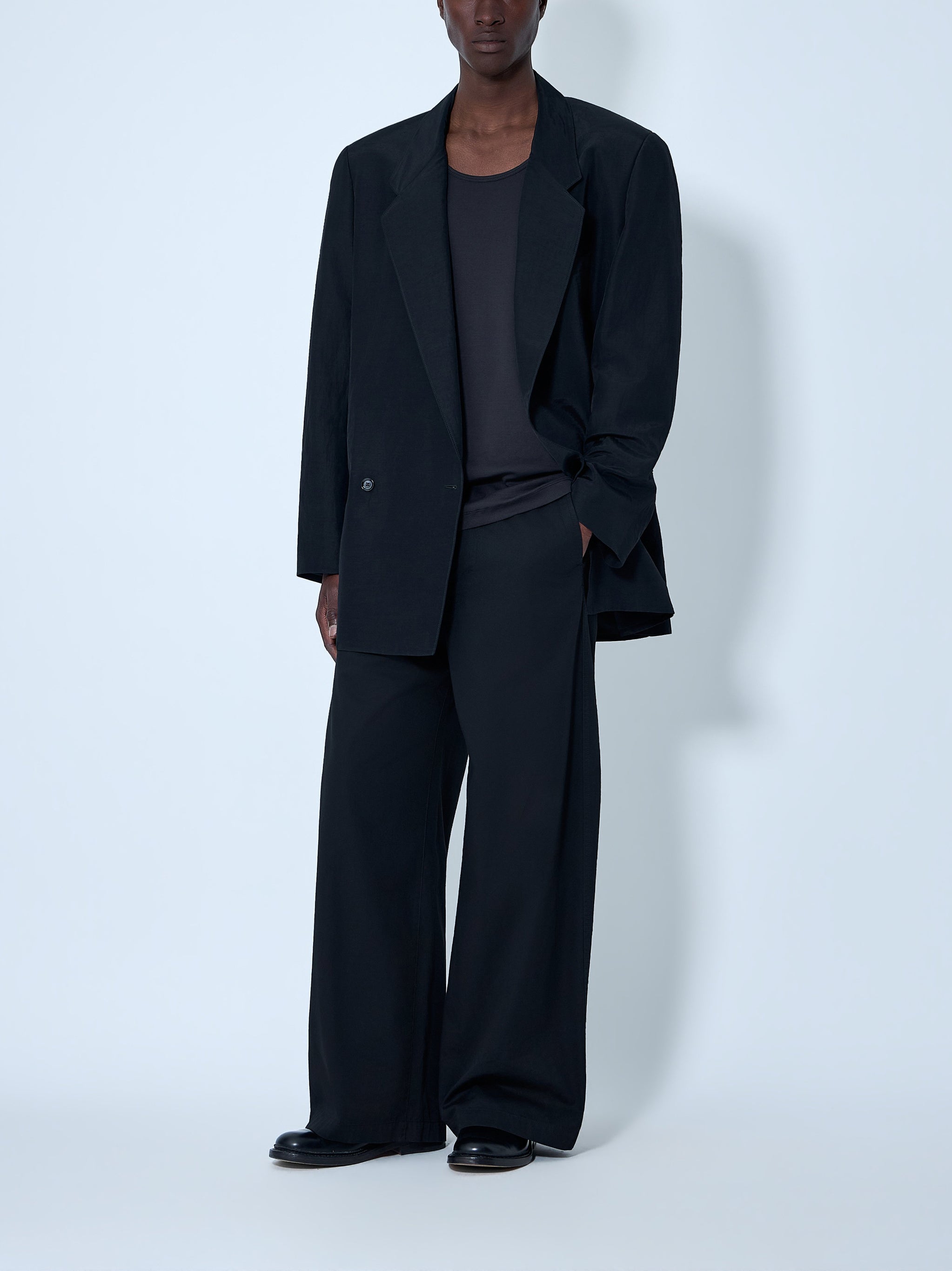 Double-Breasted Tailored Blazer