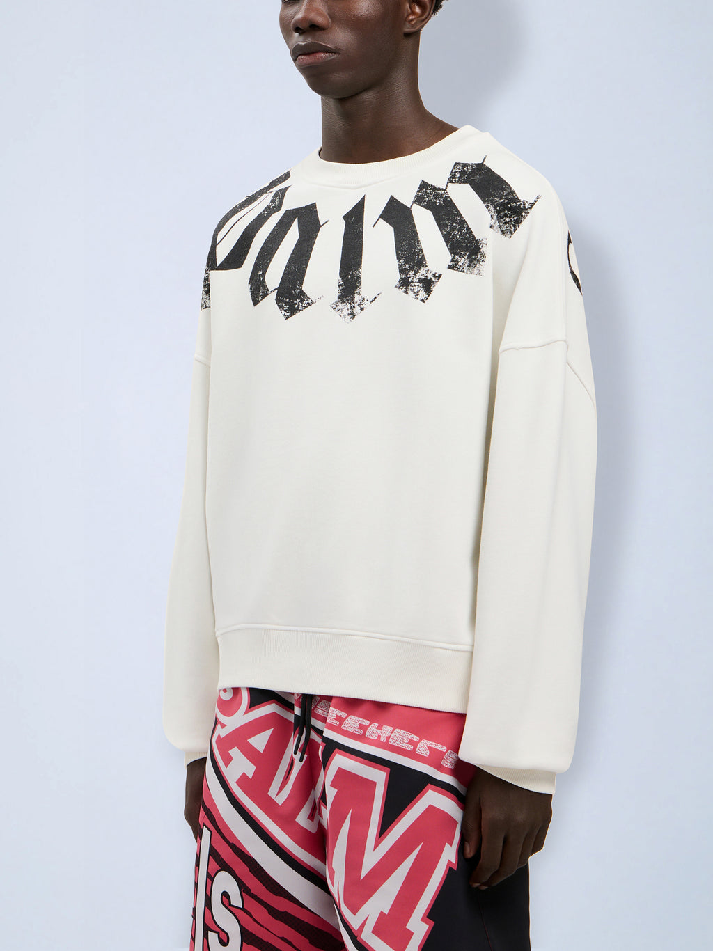 Big Neck Logo Loose Sweatshirt