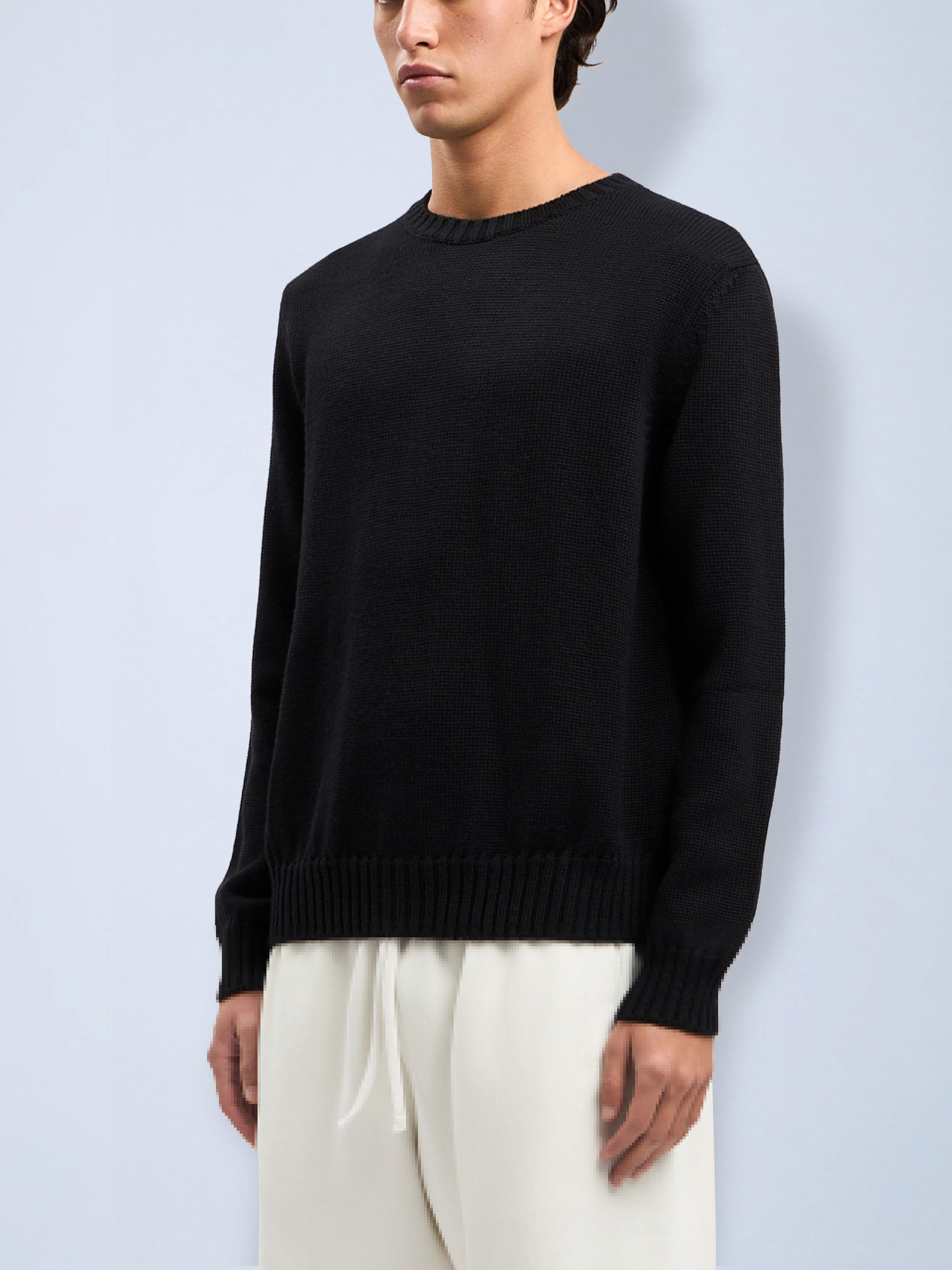 Back Curved Logo Sweater