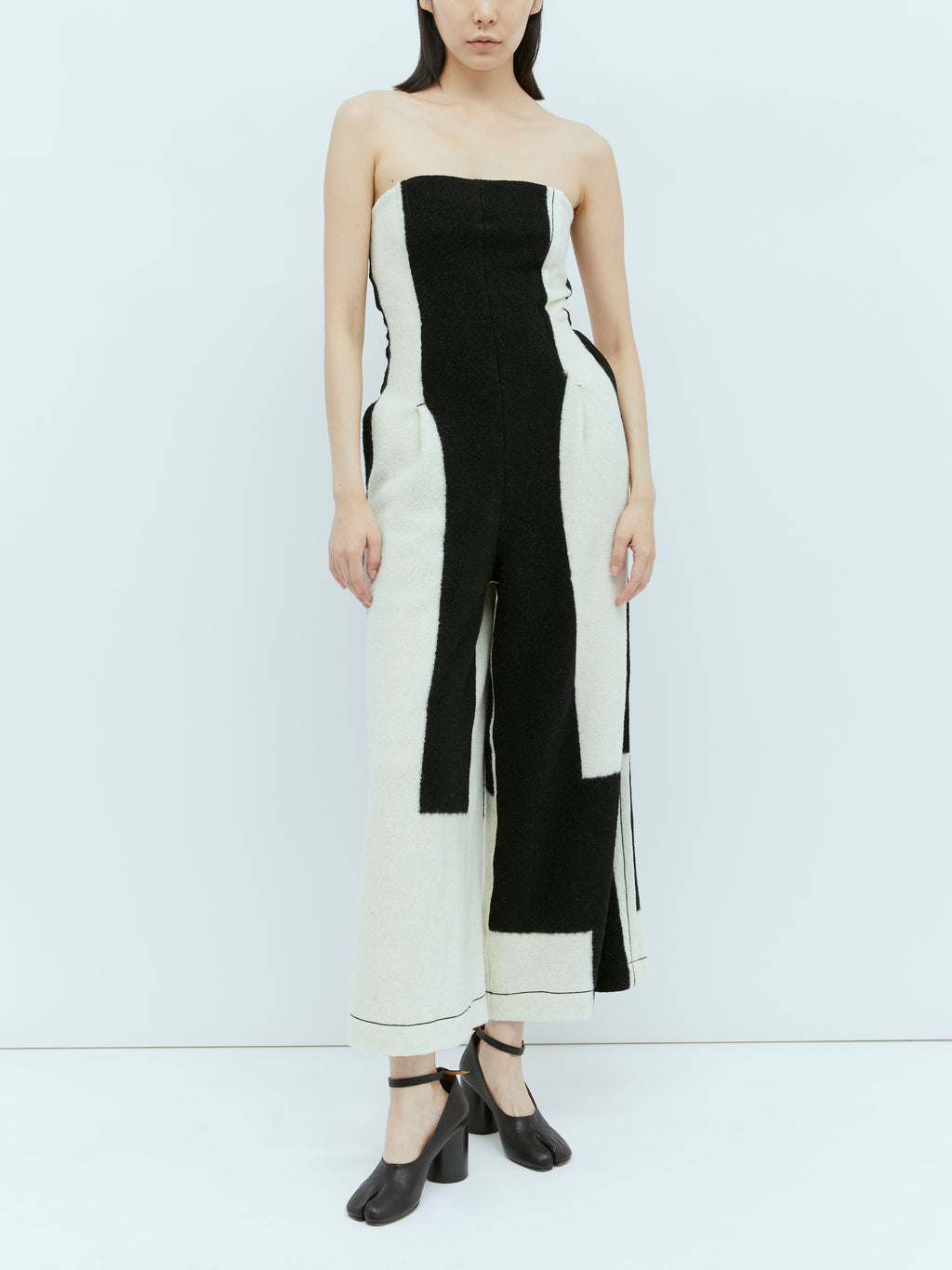 Rectilinear Milled Jumpsuit