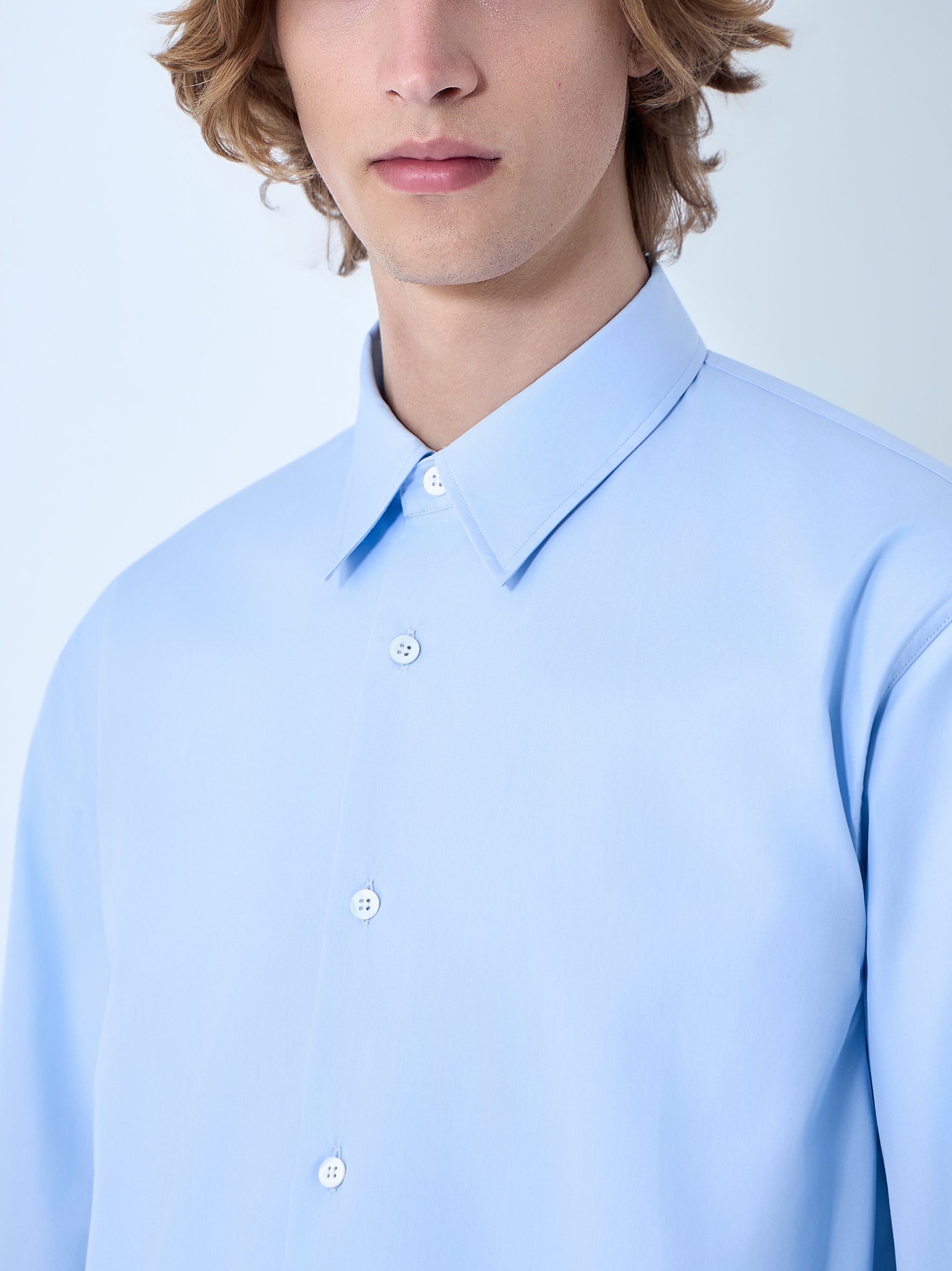 Contrast Cotton Shirt