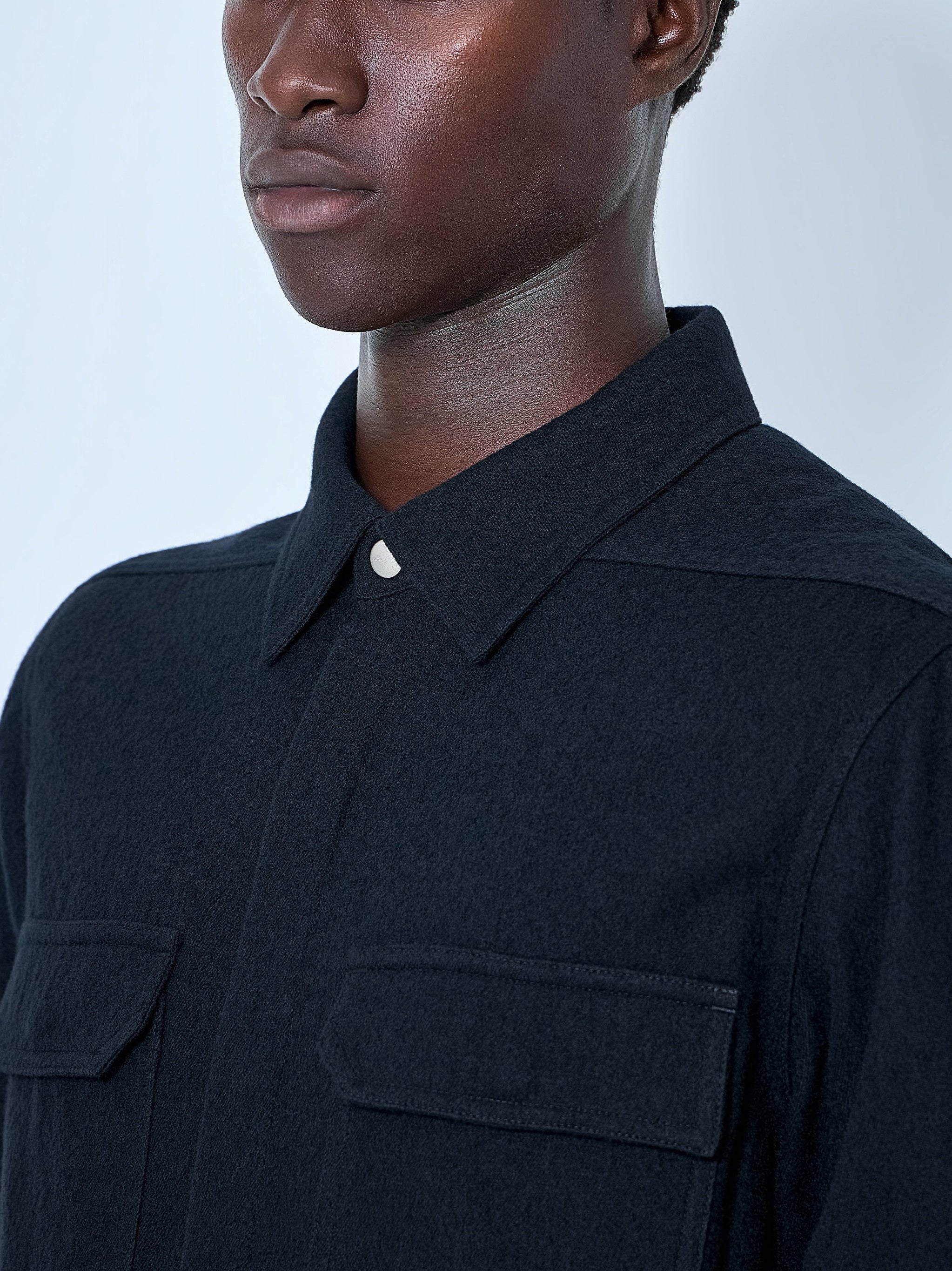 Wool Blend Overshirt
