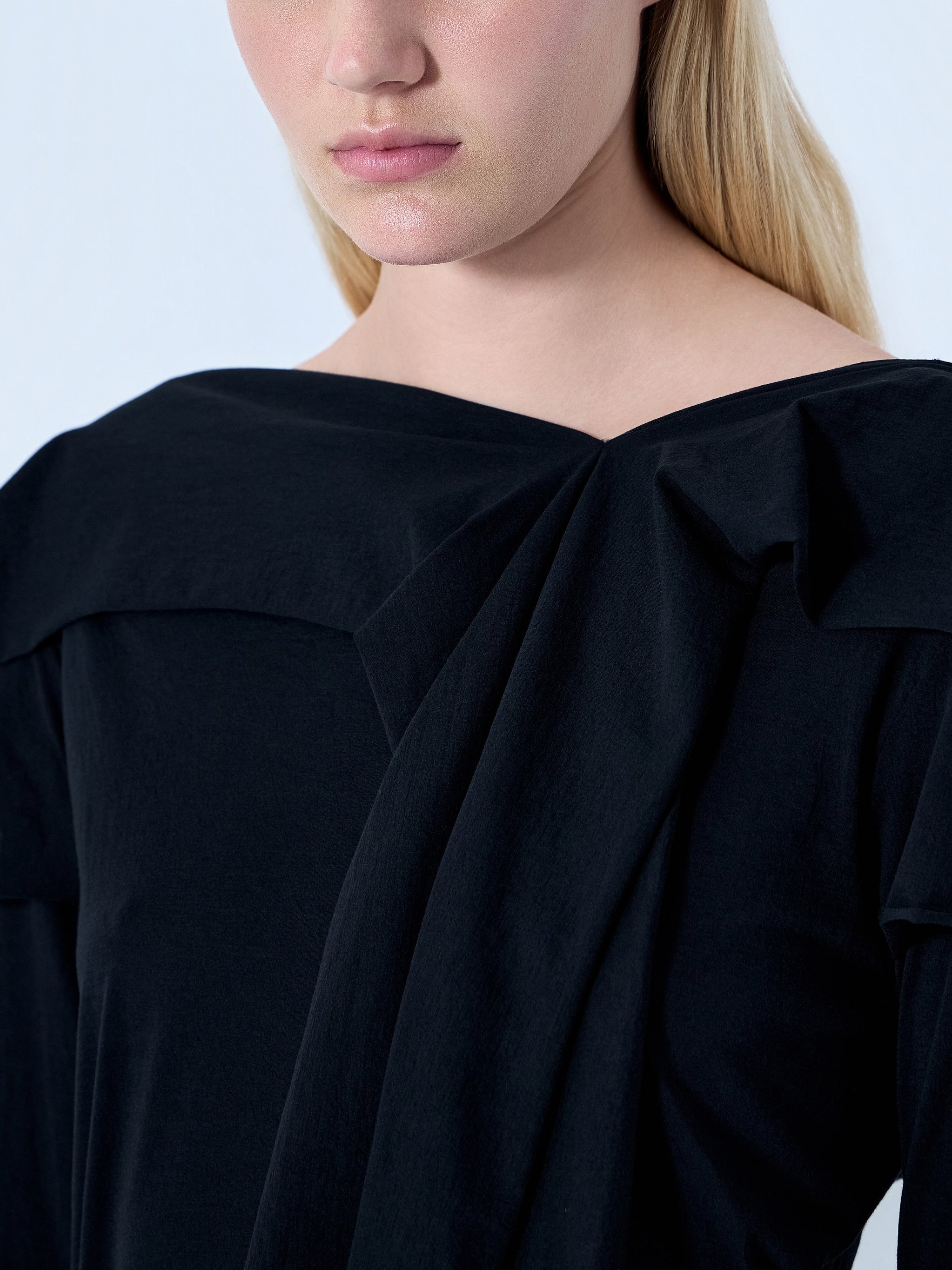 Supima Single Jersey Big Collar Top