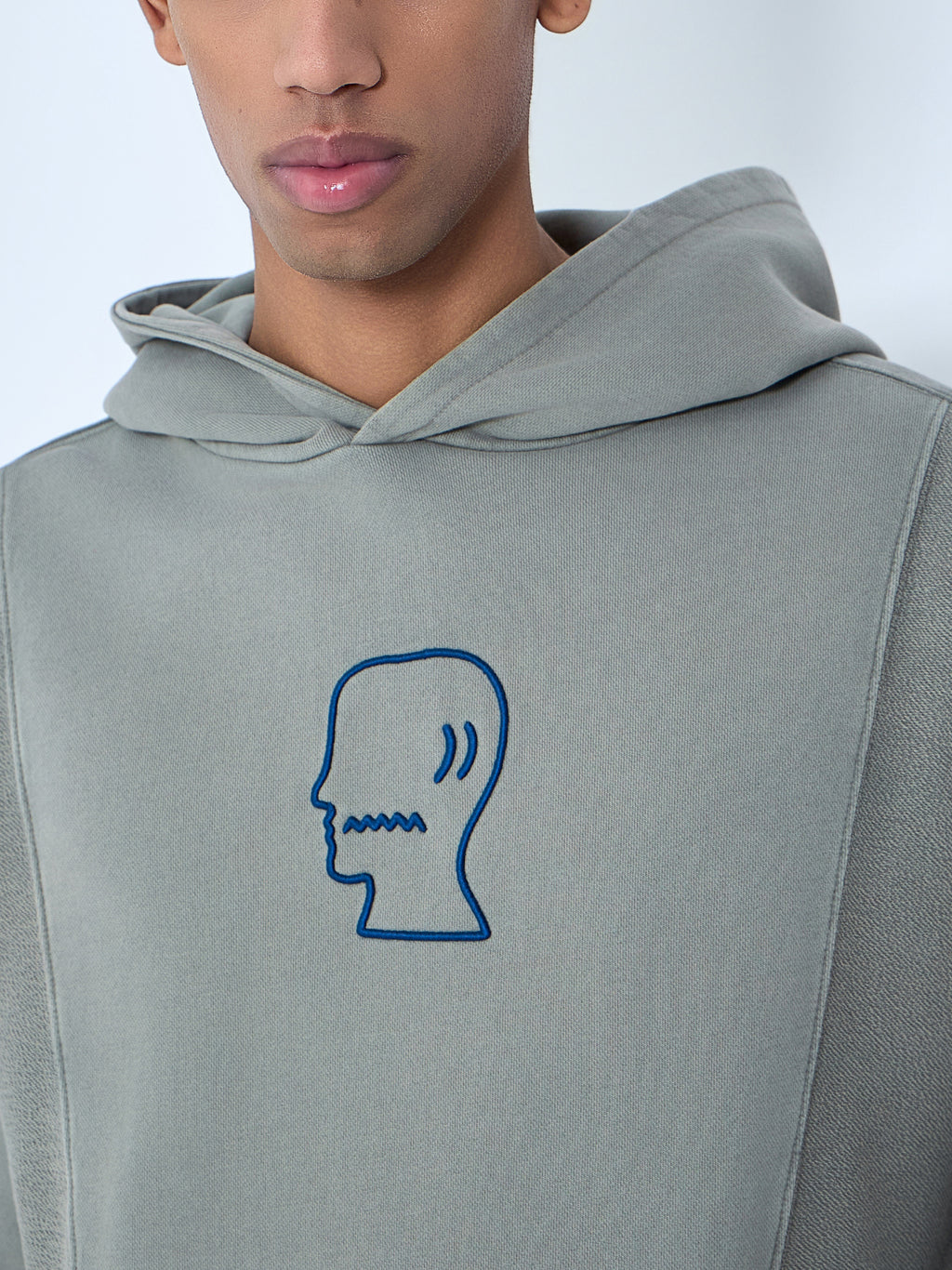 Graphic Motif Hooded Sweatshirt